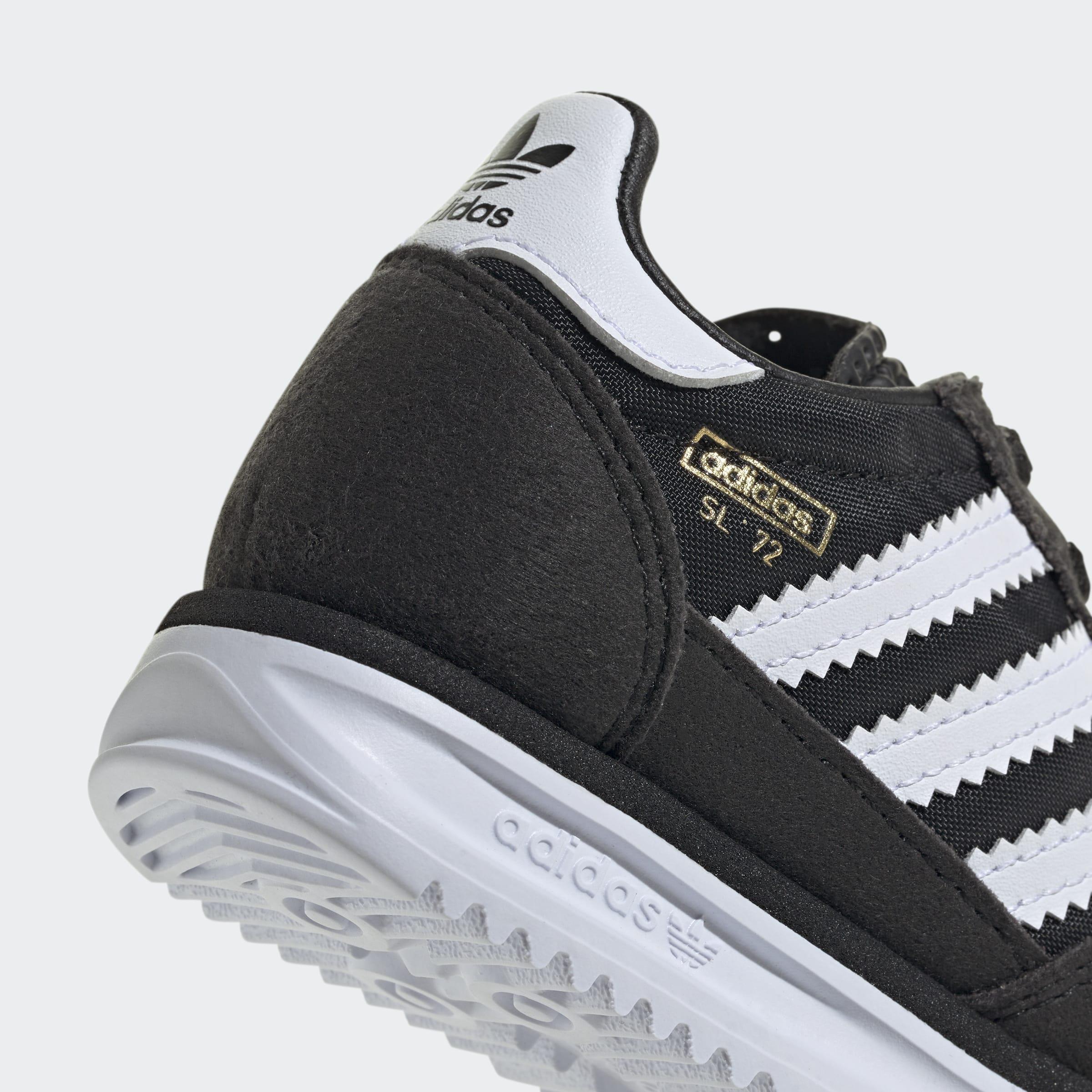 Kids Unisex SL 72 RS Elastic Laces Shoes, Black, A701_ONE, large image number 5