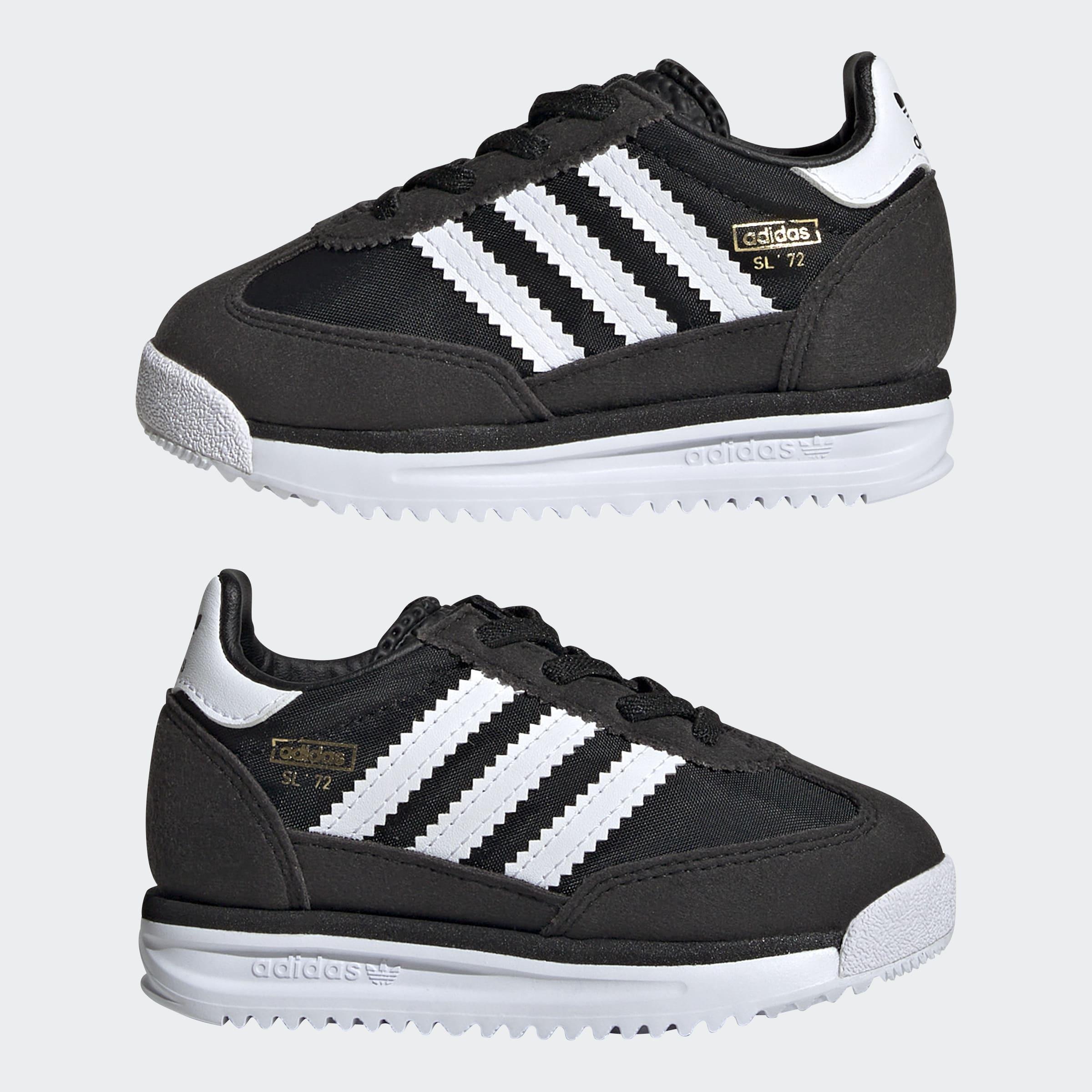 Kids Unisex SL 72 RS Elastic Laces Shoes, Black, A701_ONE, large image number 6