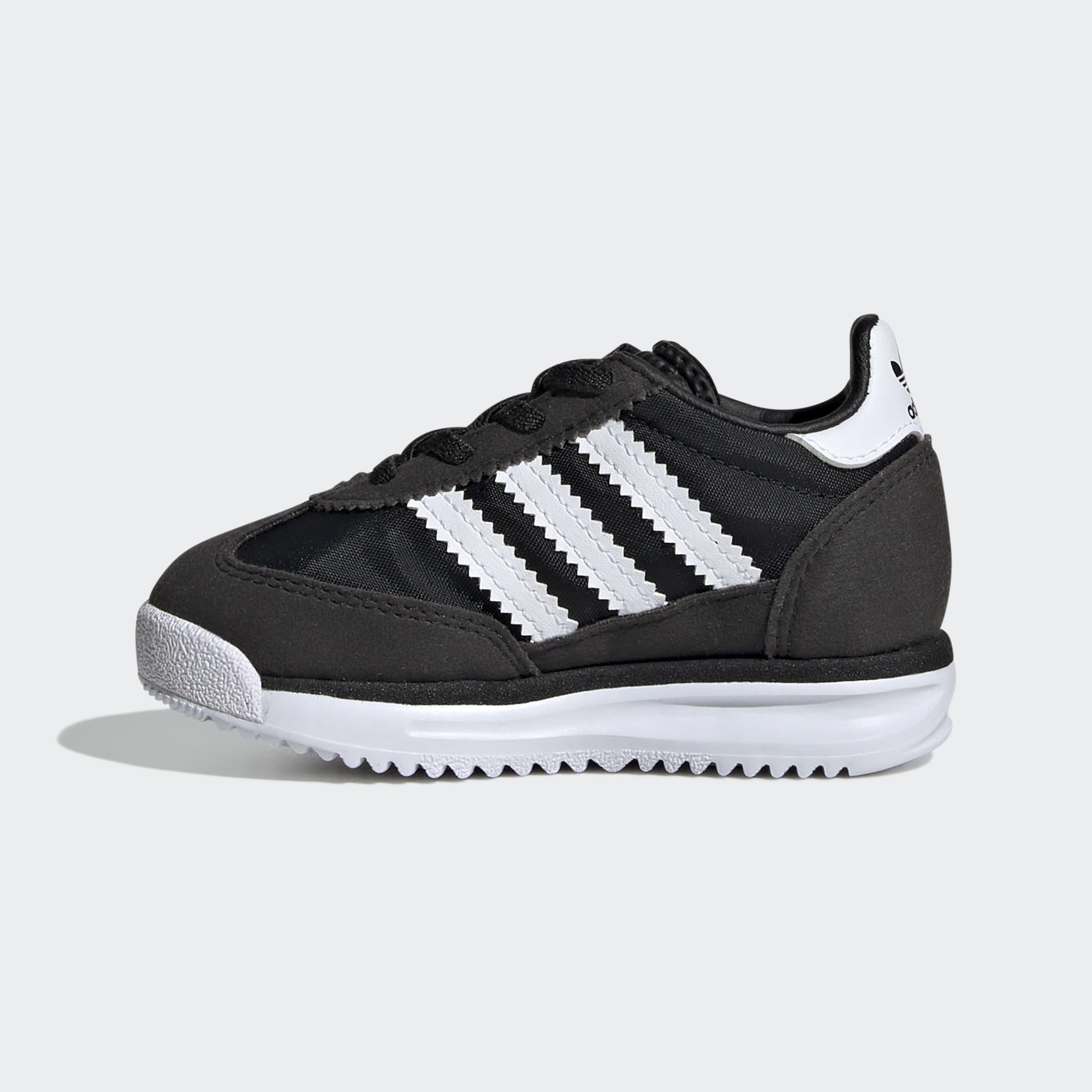 Kids Unisex SL 72 RS Elastic Laces Shoes, Black, A701_ONE, large image number 7