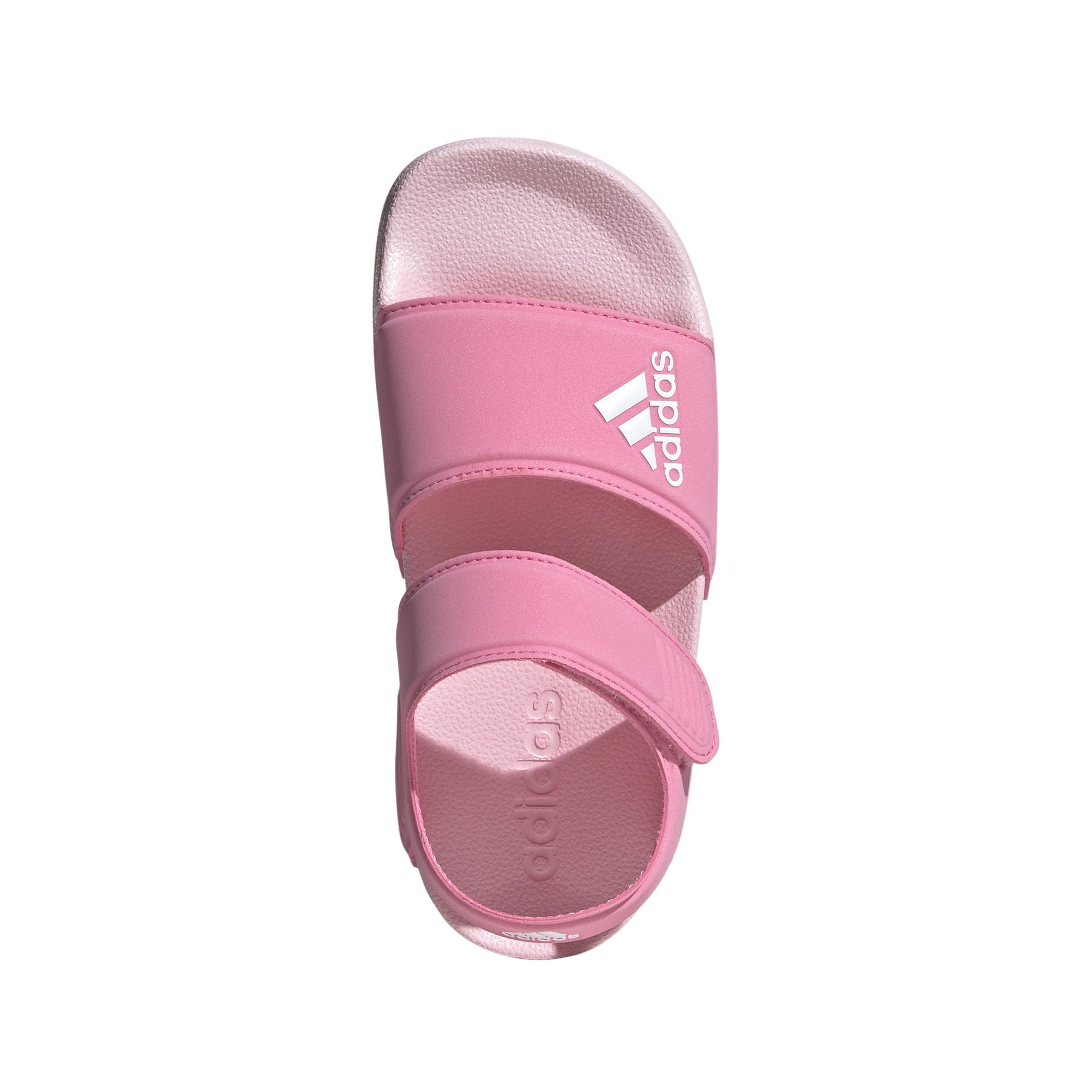 Unisex Kids Adilette Sandals, Pink, A701_ONE, large image number 1