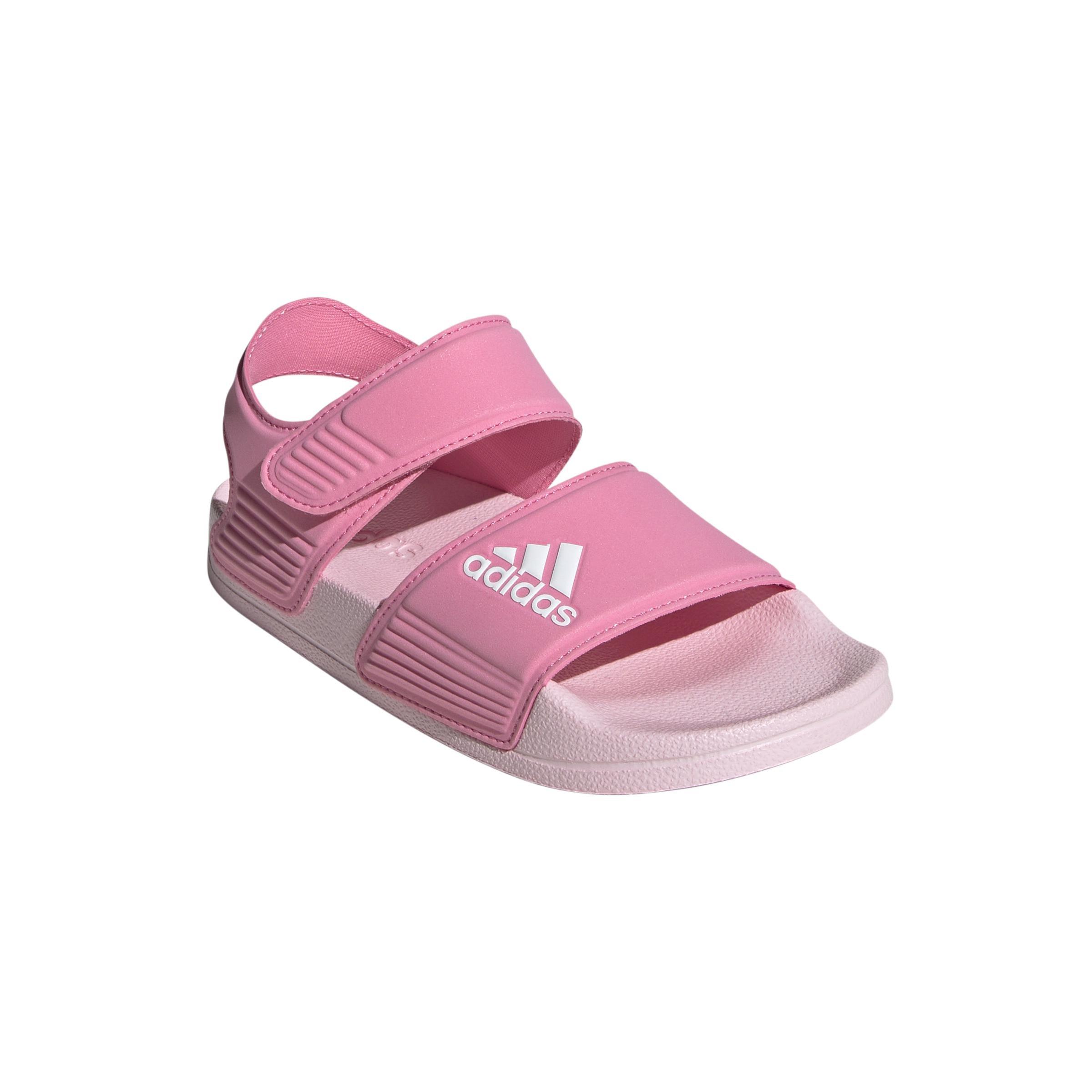Unisex Kids Adilette Sandals, Pink, A701_ONE, large image number 2