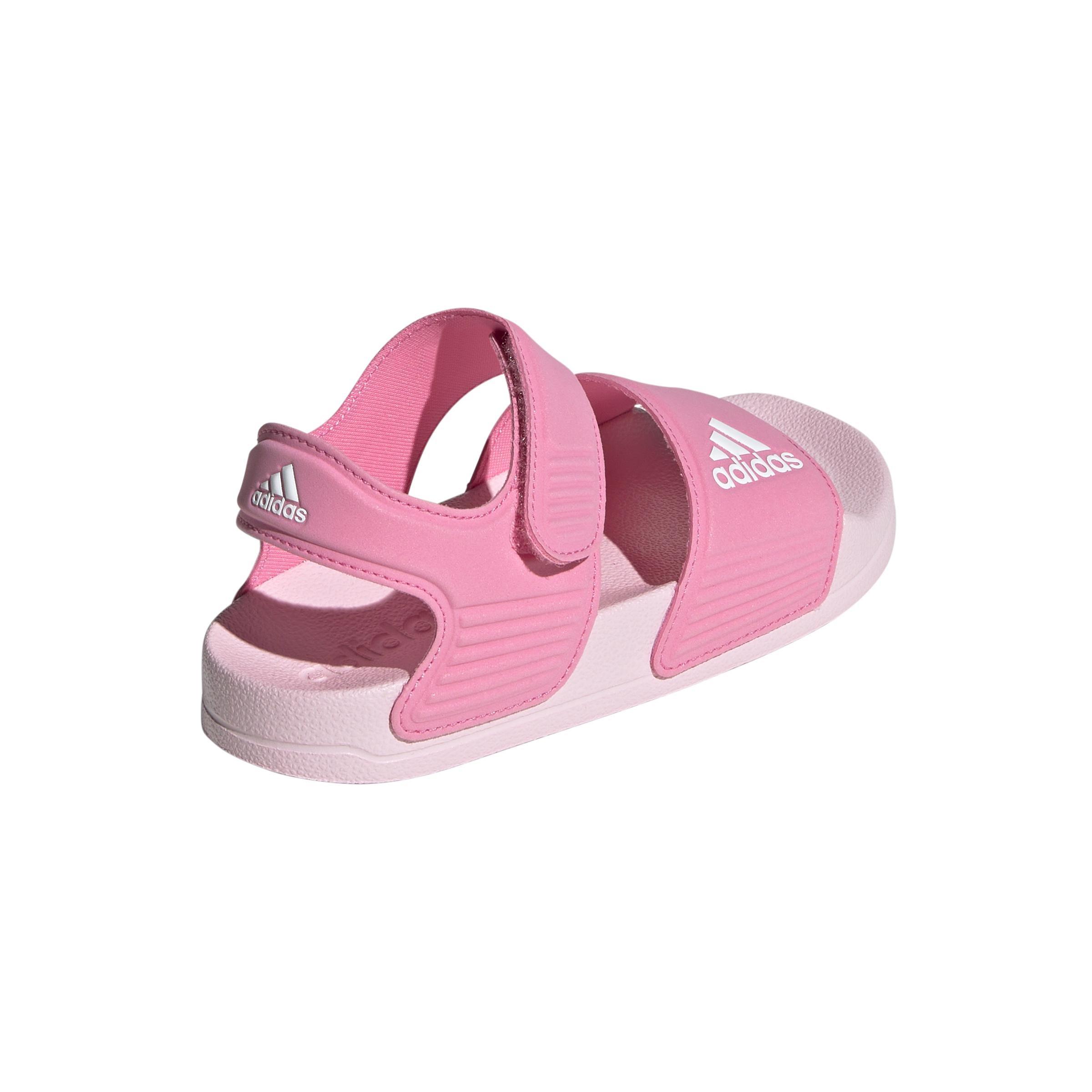 Unisex Kids Adilette Sandals, Pink, A701_ONE, large image number 3