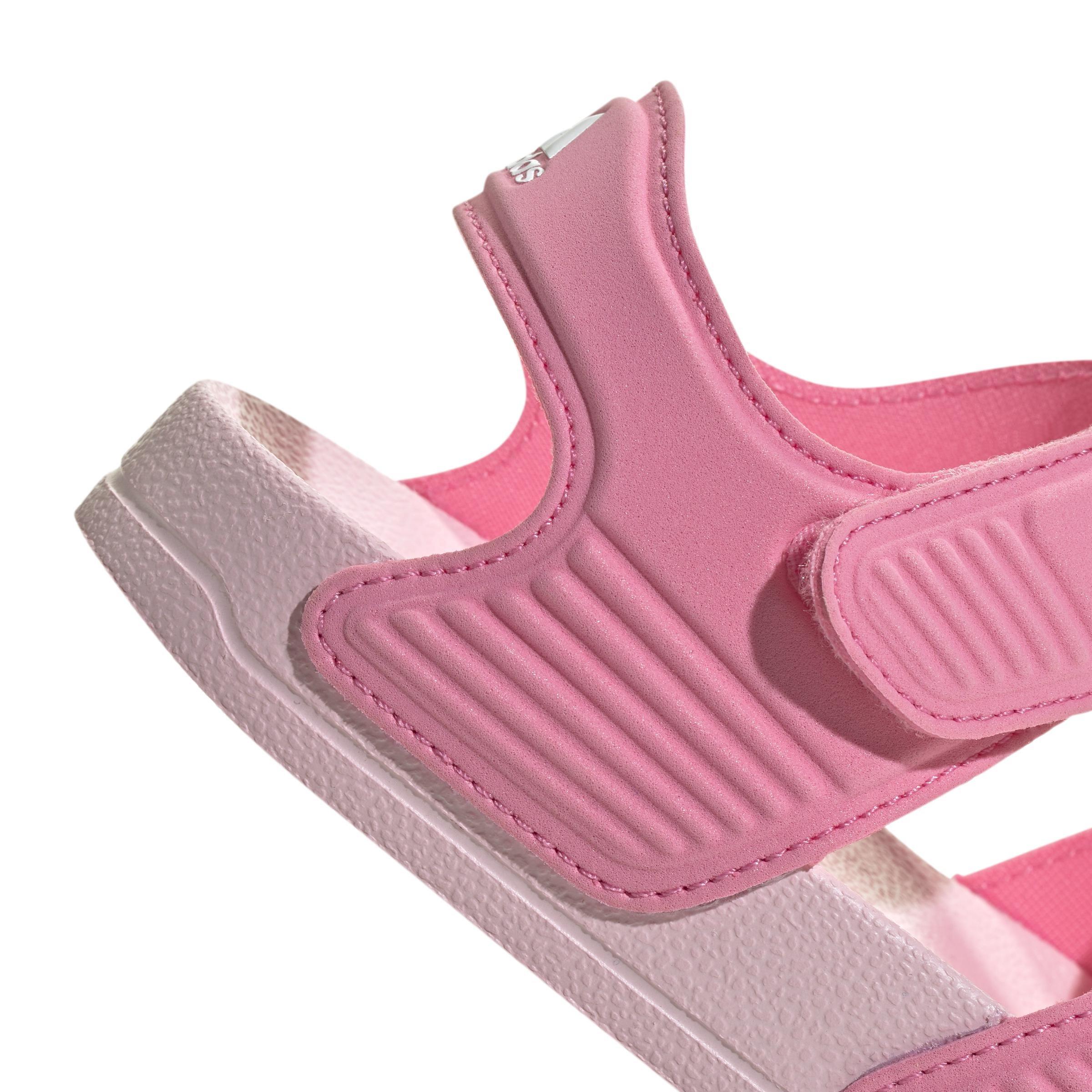 Unisex Kids Adilette Sandals, Pink, A701_ONE, large image number 4