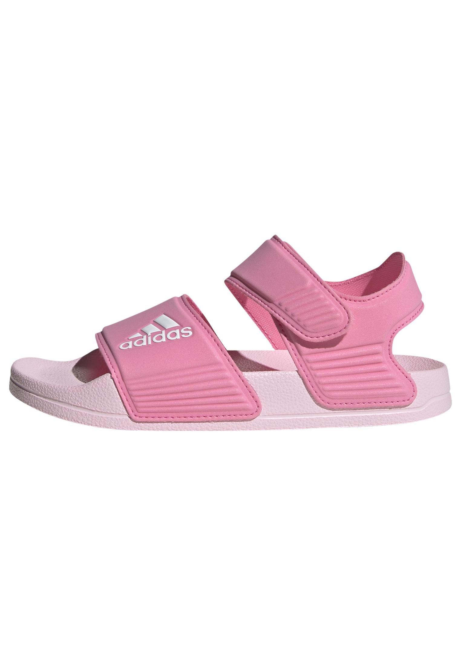 Unisex Kids Adilette Sandals, Pink, A701_ONE, large image number 8