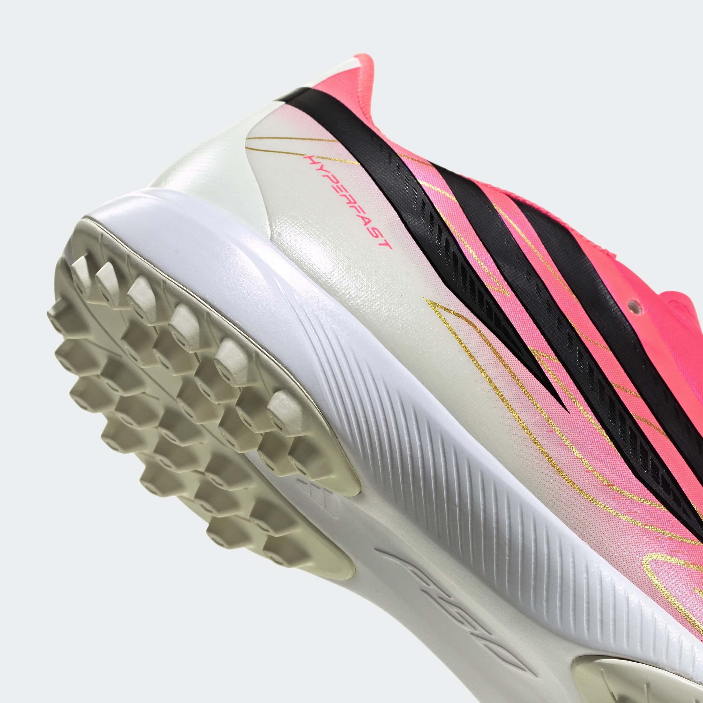Unisex F50 HYPERFAST LEAGUE Turf Football Shoes, Pink, A701_ONE, large image number 4