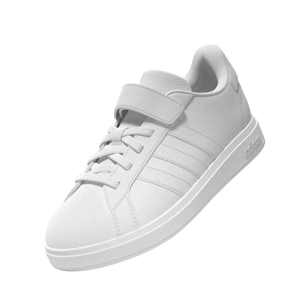Kids Unisex Grand Court 2.0 Shoes, White, A701_ONE, large image number 7