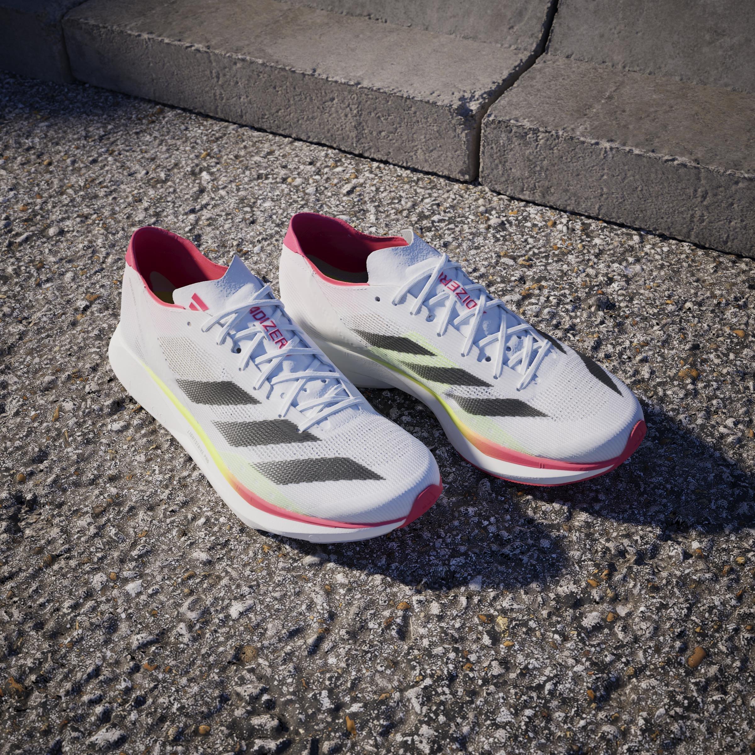 Adizero Takumi Sen 10 Shoes, White, , large image number 6