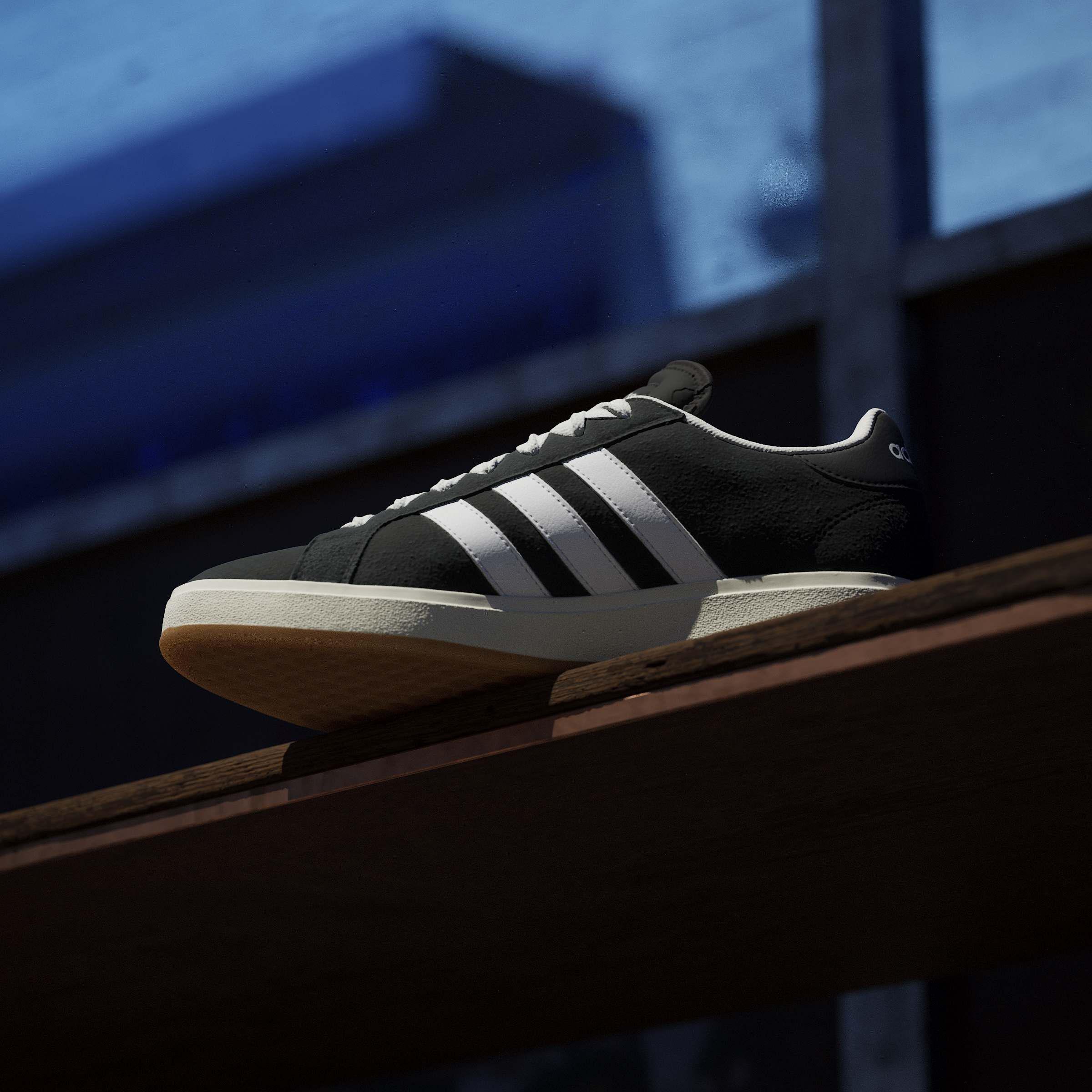 Grand Court Base 00s Shoes, Black, A701_ONE, large image number 12