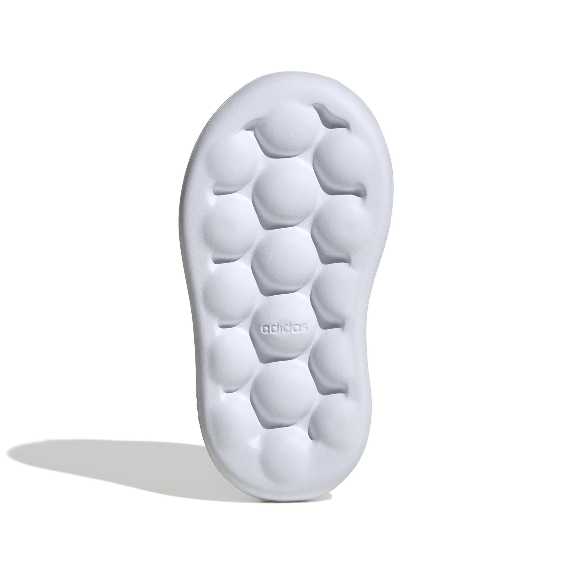 Unisex Kids adidas Smiley Advantage Shoes, White, , large image number 7