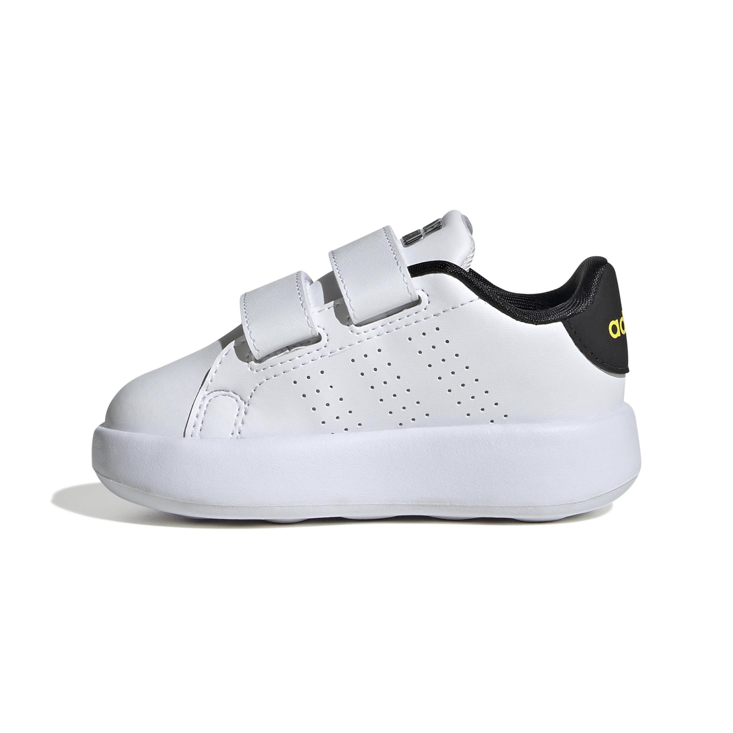Unisex Kids adidas Smiley Advantage Shoes, White, , large image number 12