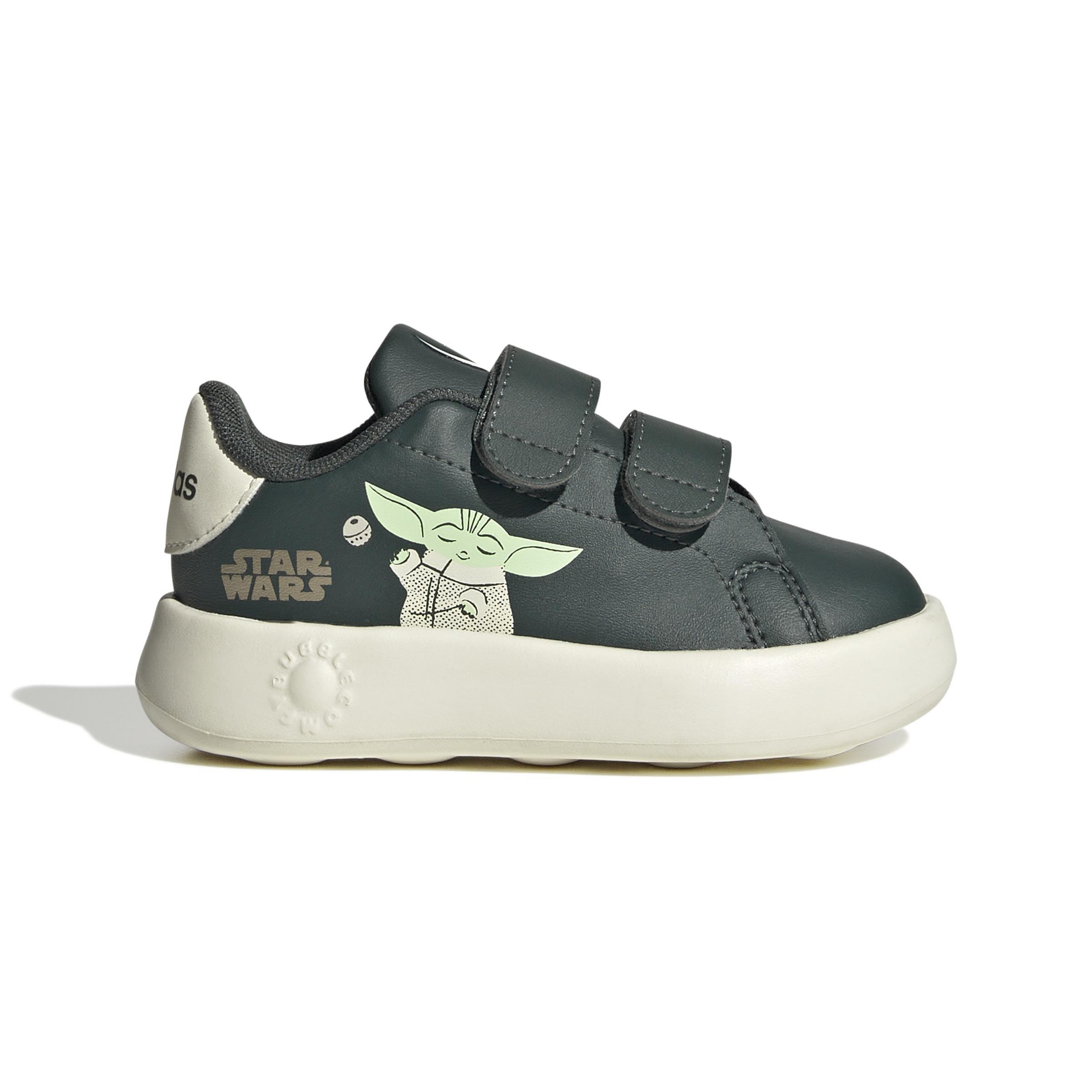 Unisex Kids adidas x Star Wars Advantage Shoes, Green, , large image number 0