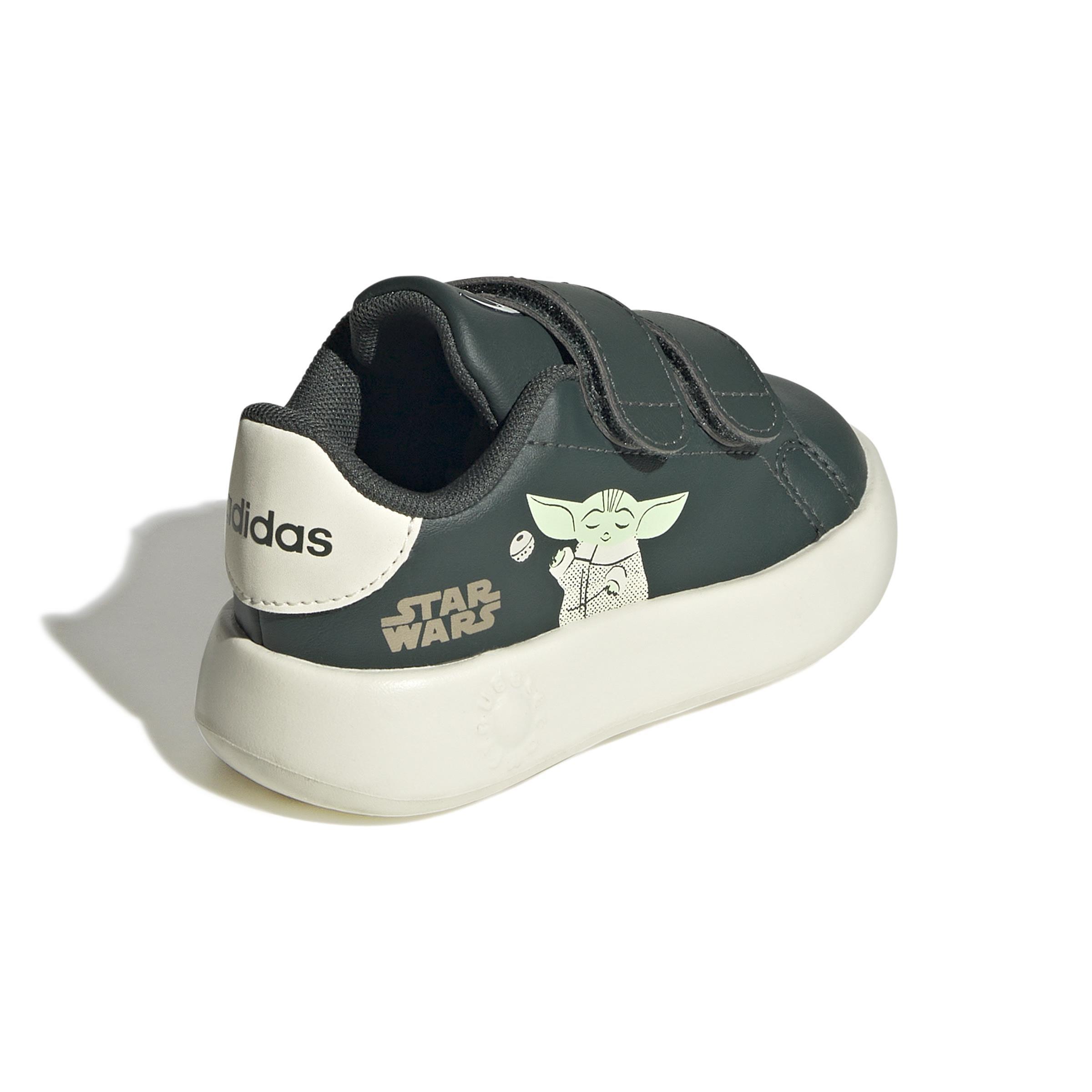 Unisex adidas x Star Wars Advantage Shoes, Green, A701_ONE, large image number 3