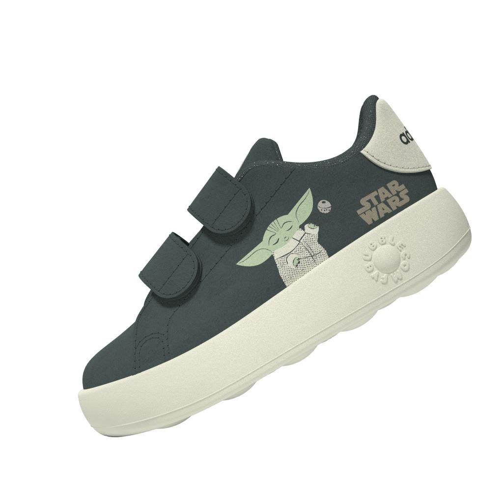 Unisex Kids adidas x Star Wars Advantage Shoes, Green, , large image number 6