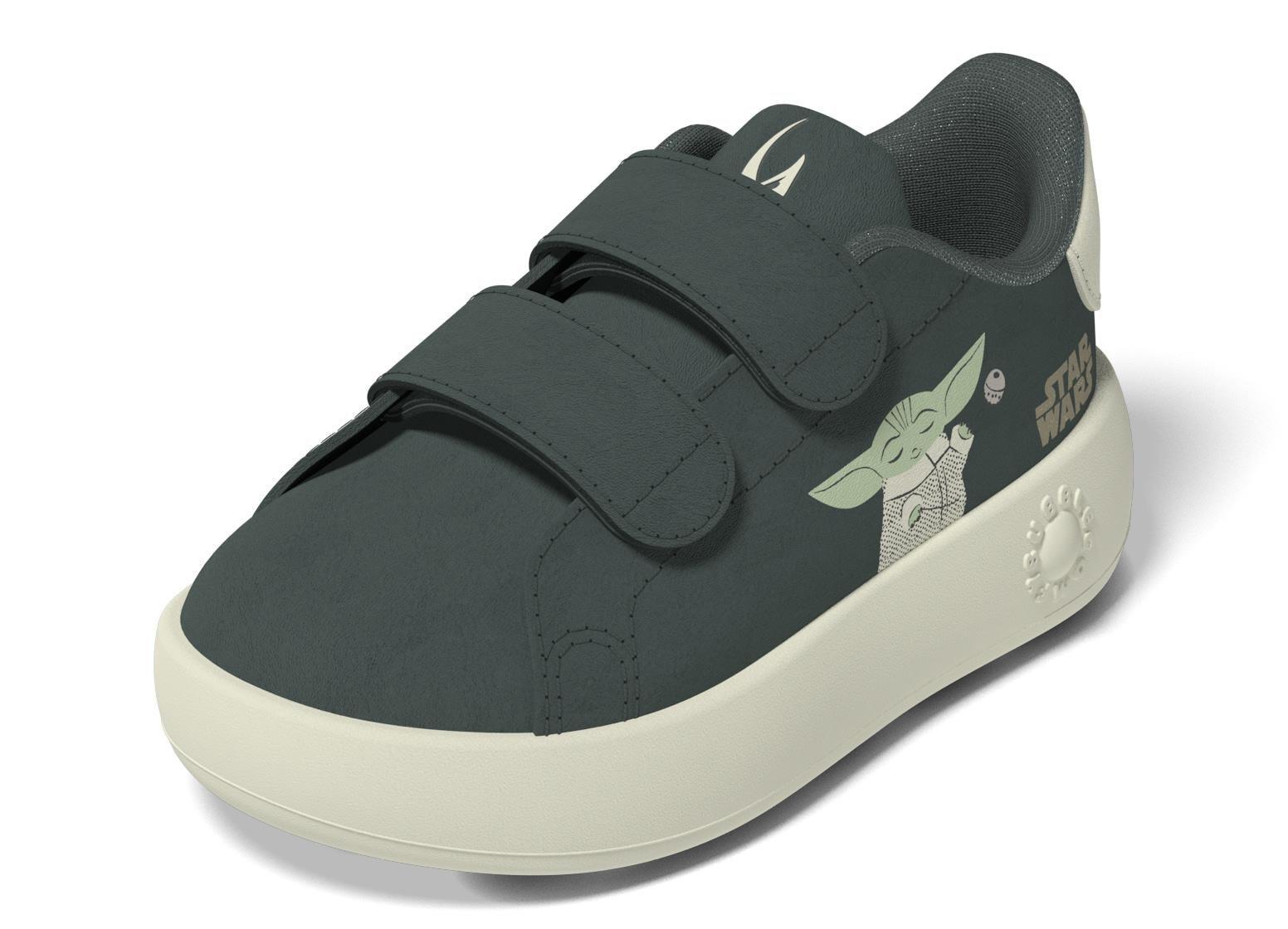 Unisex Kids adidas x Star Wars Advantage Shoes, Green, , large image number 8