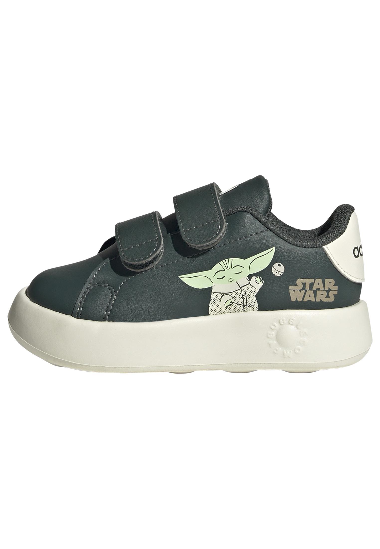 Unisex adidas x Star Wars Advantage Shoes, Green, A701_ONE, large image number 10