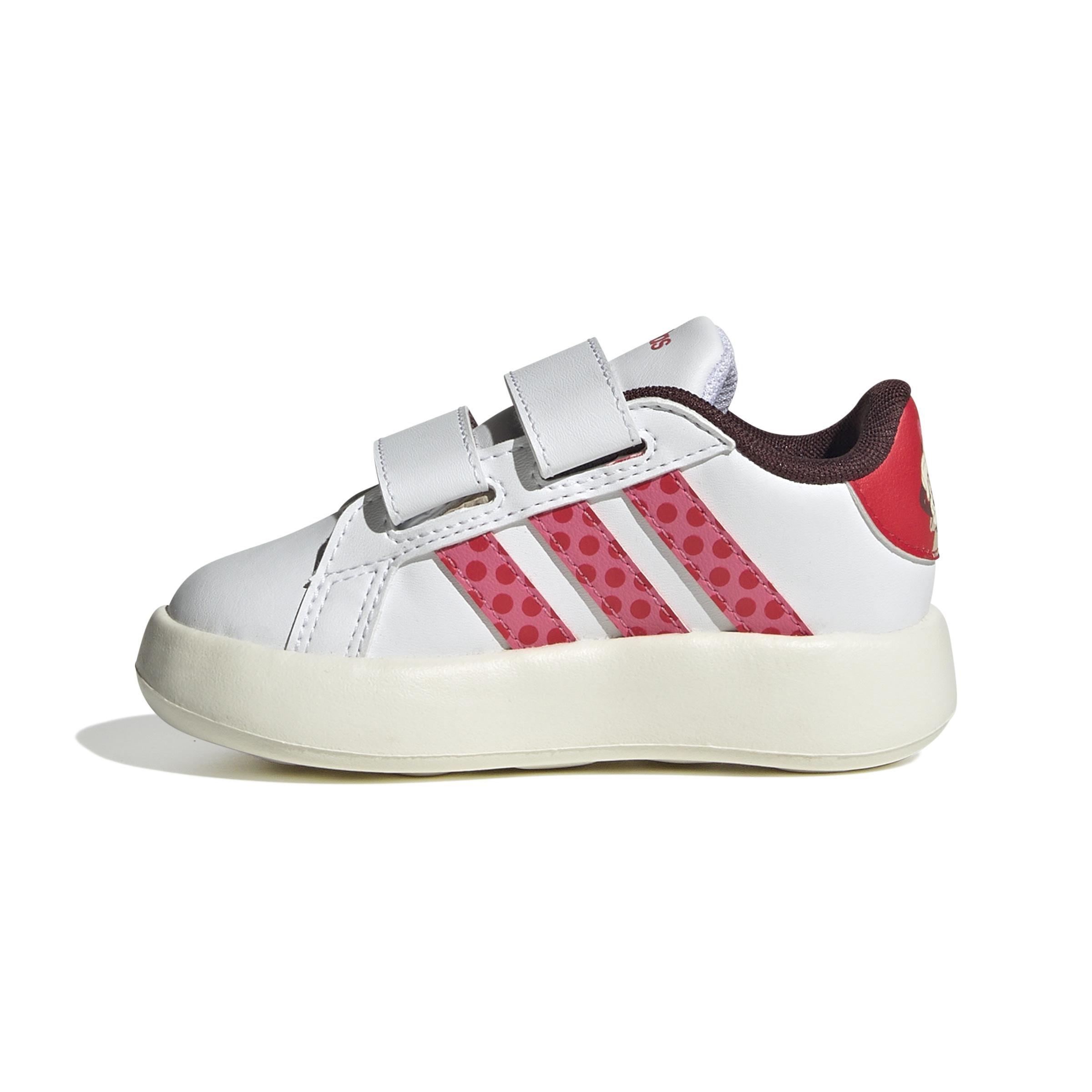 Unisex Kids adidas Disney Minnie Mouse Grand Court 2.0 Shoes, White, , large image number 8