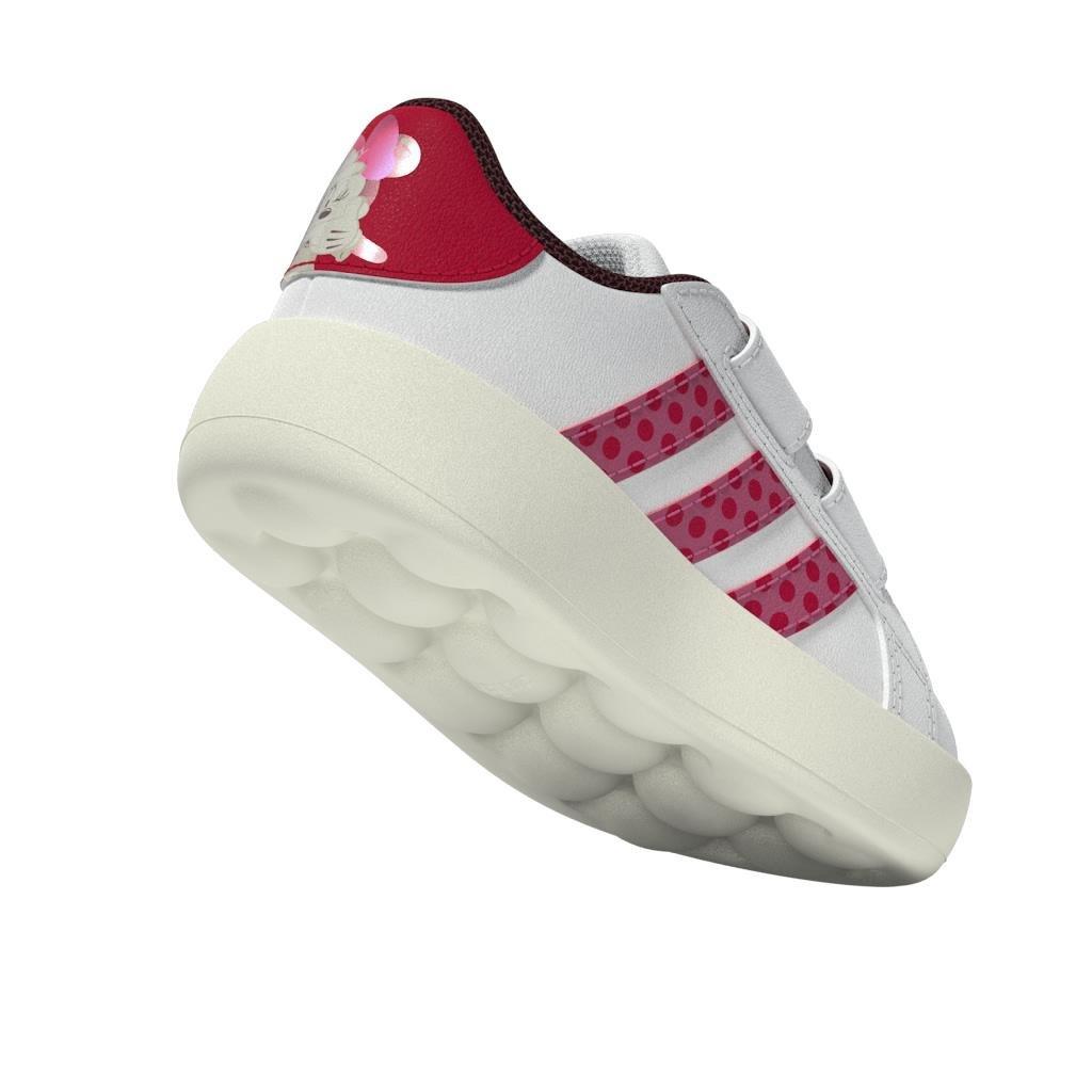 Unisex adidas Disney Minnie Mouse Grand Court 2.0 Shoes, White, A701_ONE, large image number 9