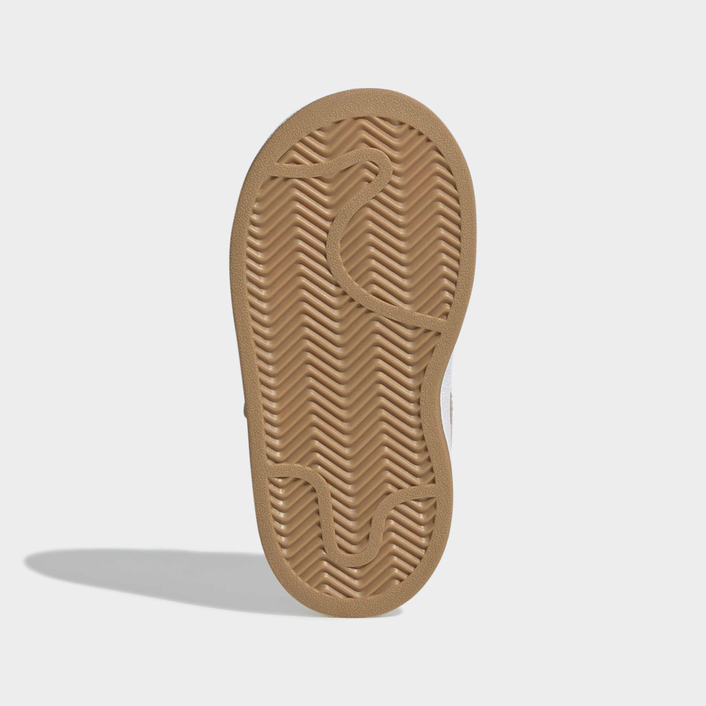 Kids Unisex Campus 00S Led Lights Comfort Closure Elastic Lace Shoes, Beige, A701_ONE, large image number 2