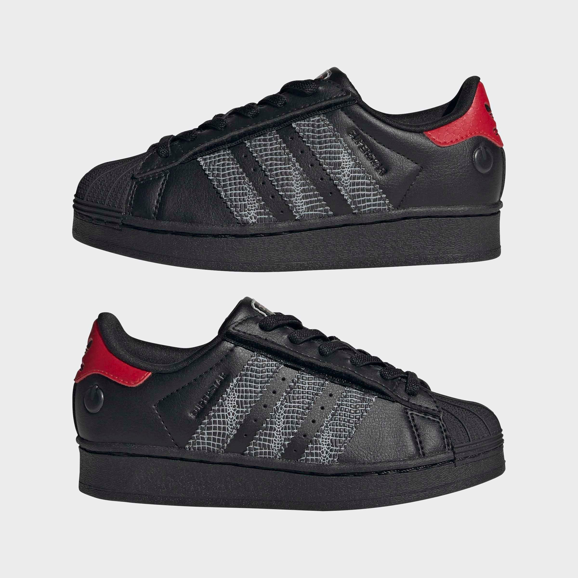 Kids Unisex Superstar Led Lights Comfort Closure Elastic Lace Shoes, Black, A701_ONE, large image number 8