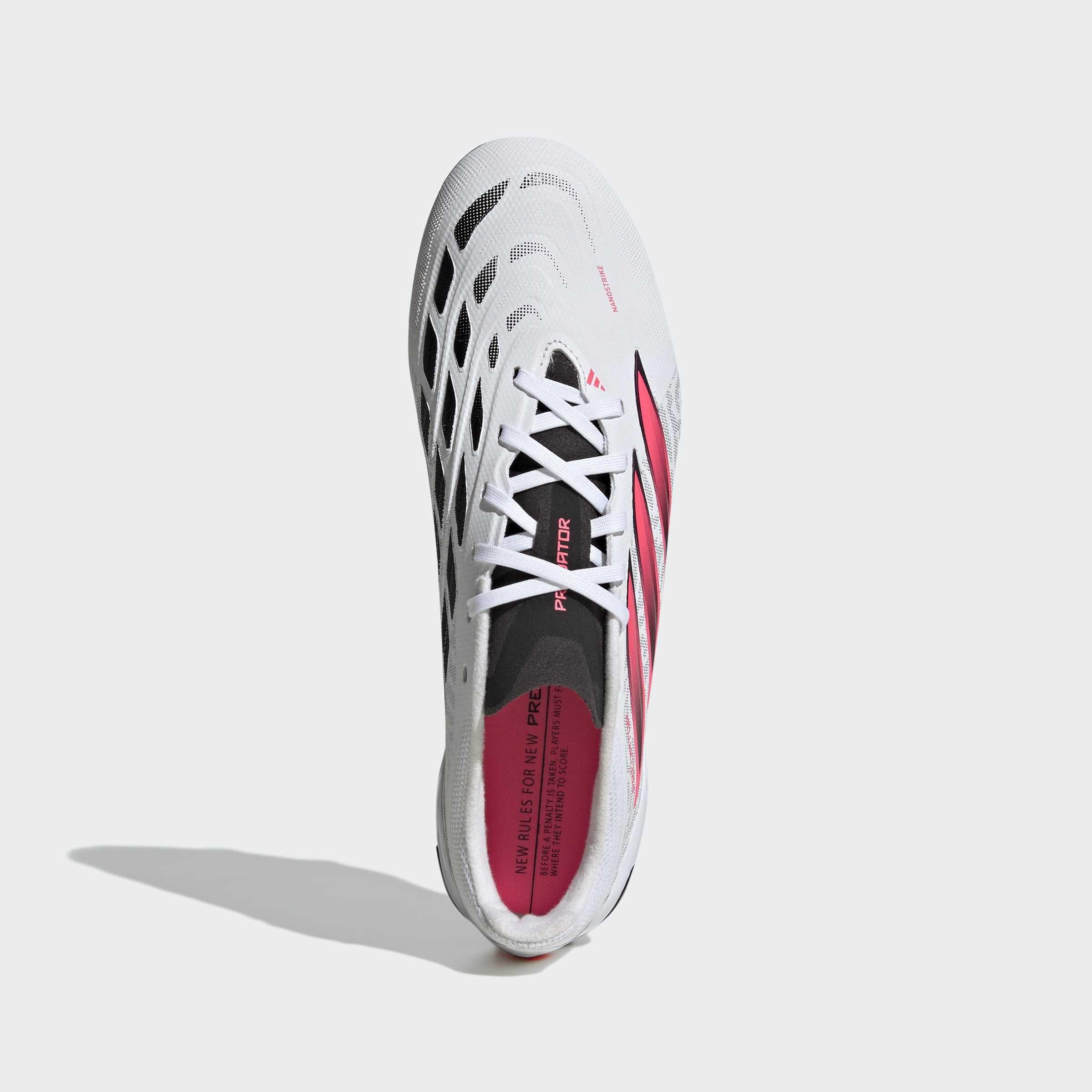 Unisex Predator League Firm Ground Football Boots, White, A701_ONE, medium