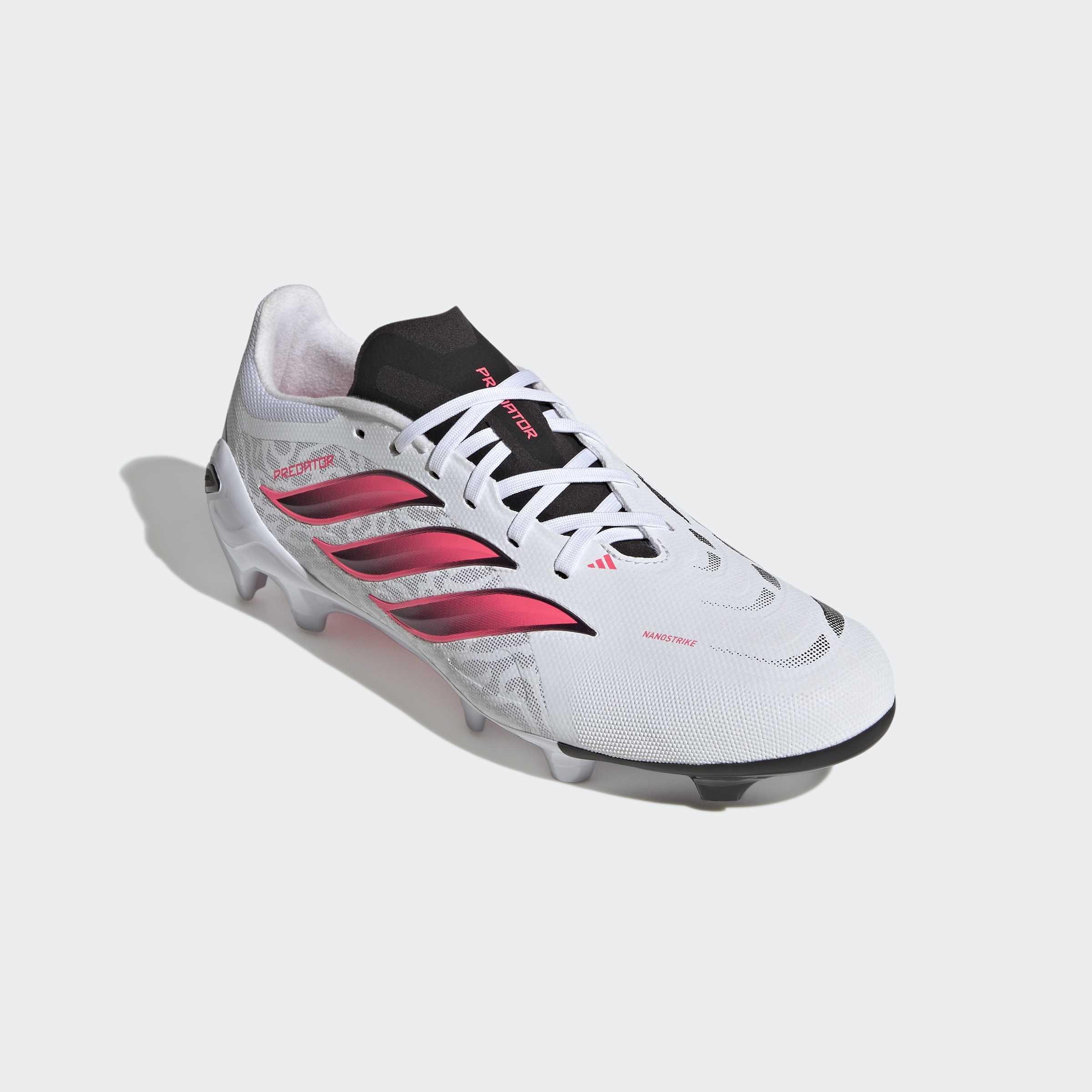 Unisex Predator League Firm Ground Football Boots, White, A701_ONE, large image number 2