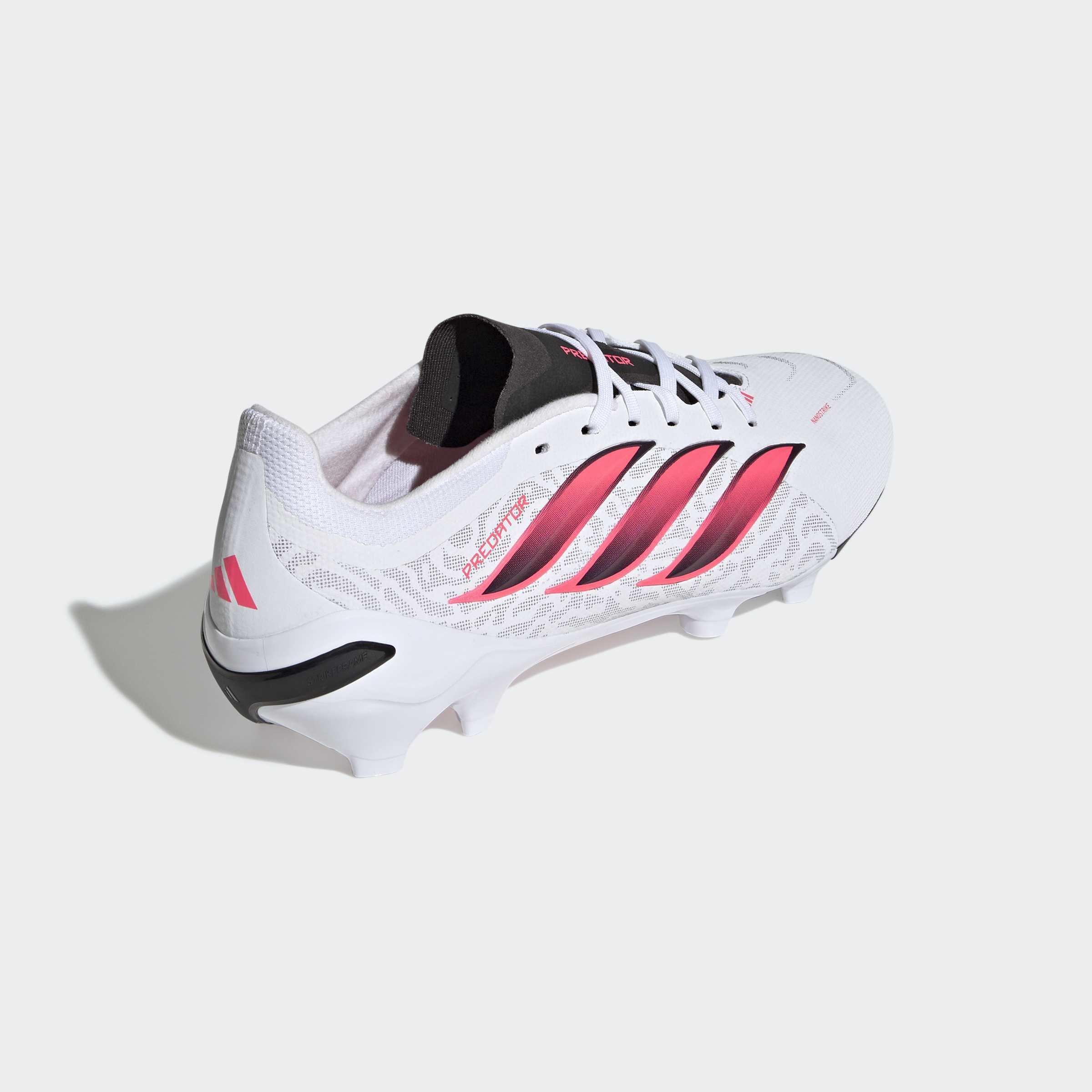 Unisex Predator League Firm Ground Football Boots, White, A701_ONE, large image number 3