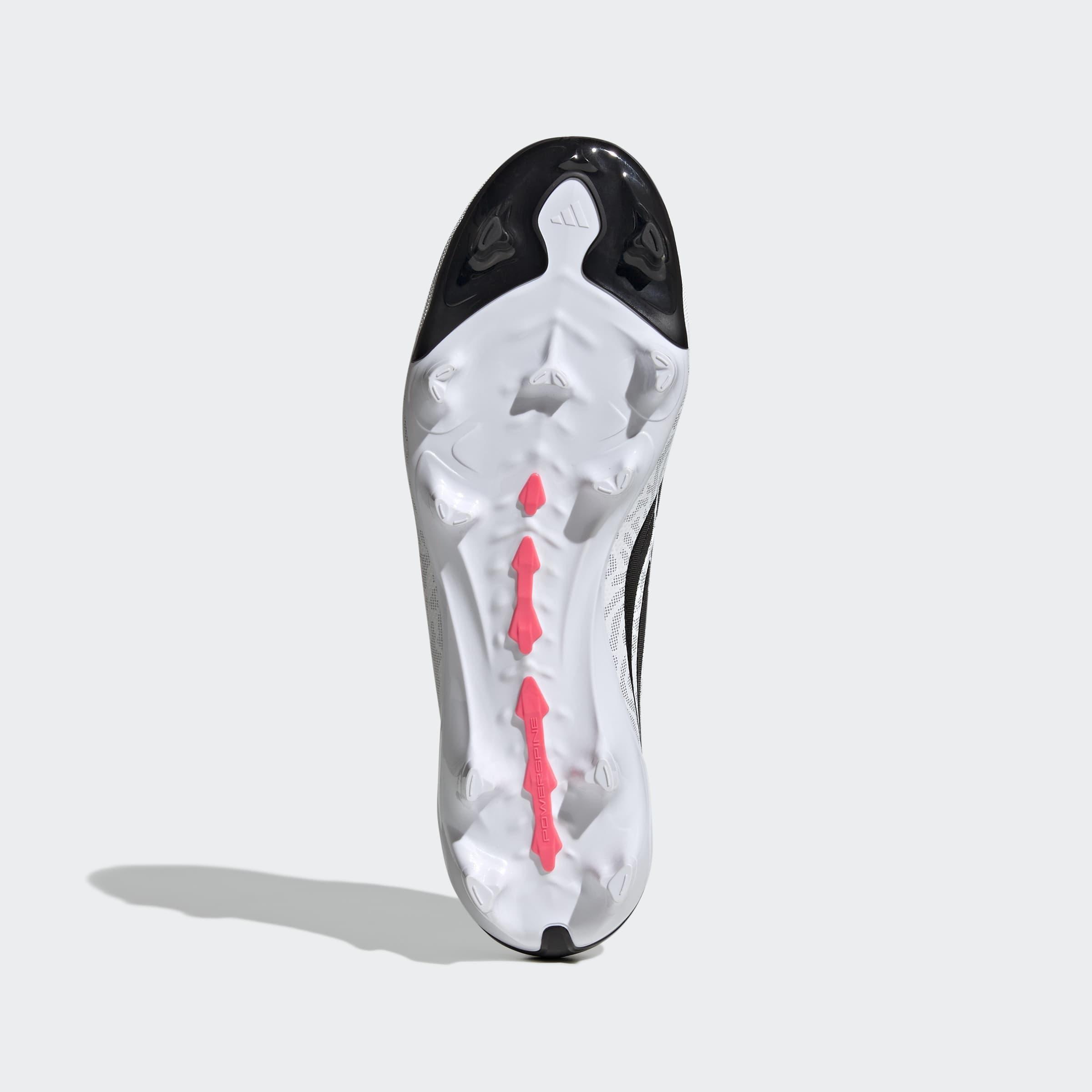 Unisex Predator League Firm Ground Football Boots, White, A701_ONE, large image number 6