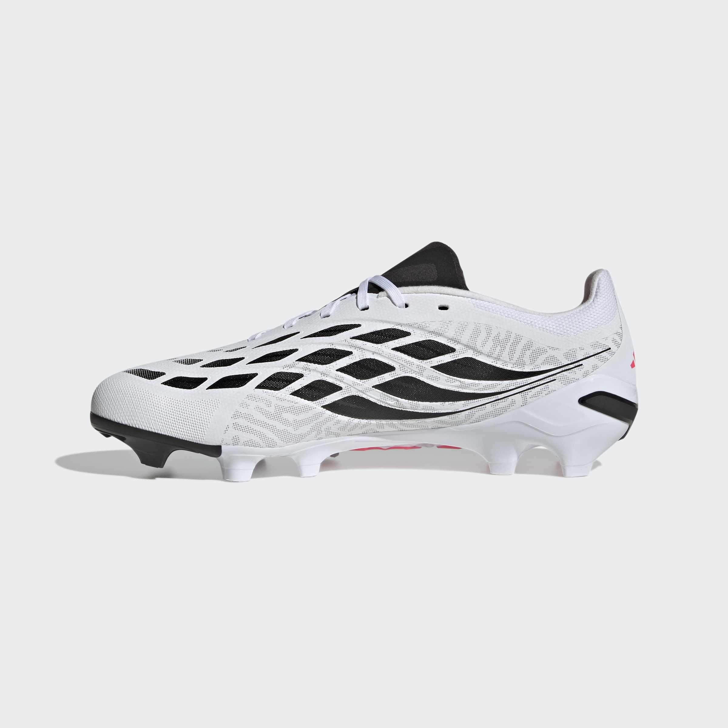 Unisex Predator League Firm Ground Football Boots, White, A701_ONE, large image number 9