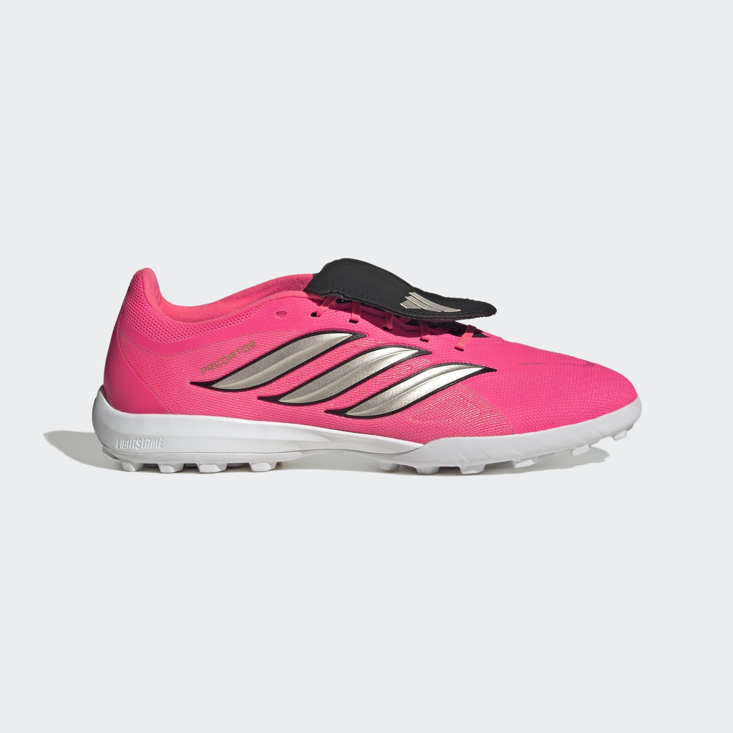Unisex PREDATOR LEAGUE Fold-Over Tongue Turf Football Boots, Pink