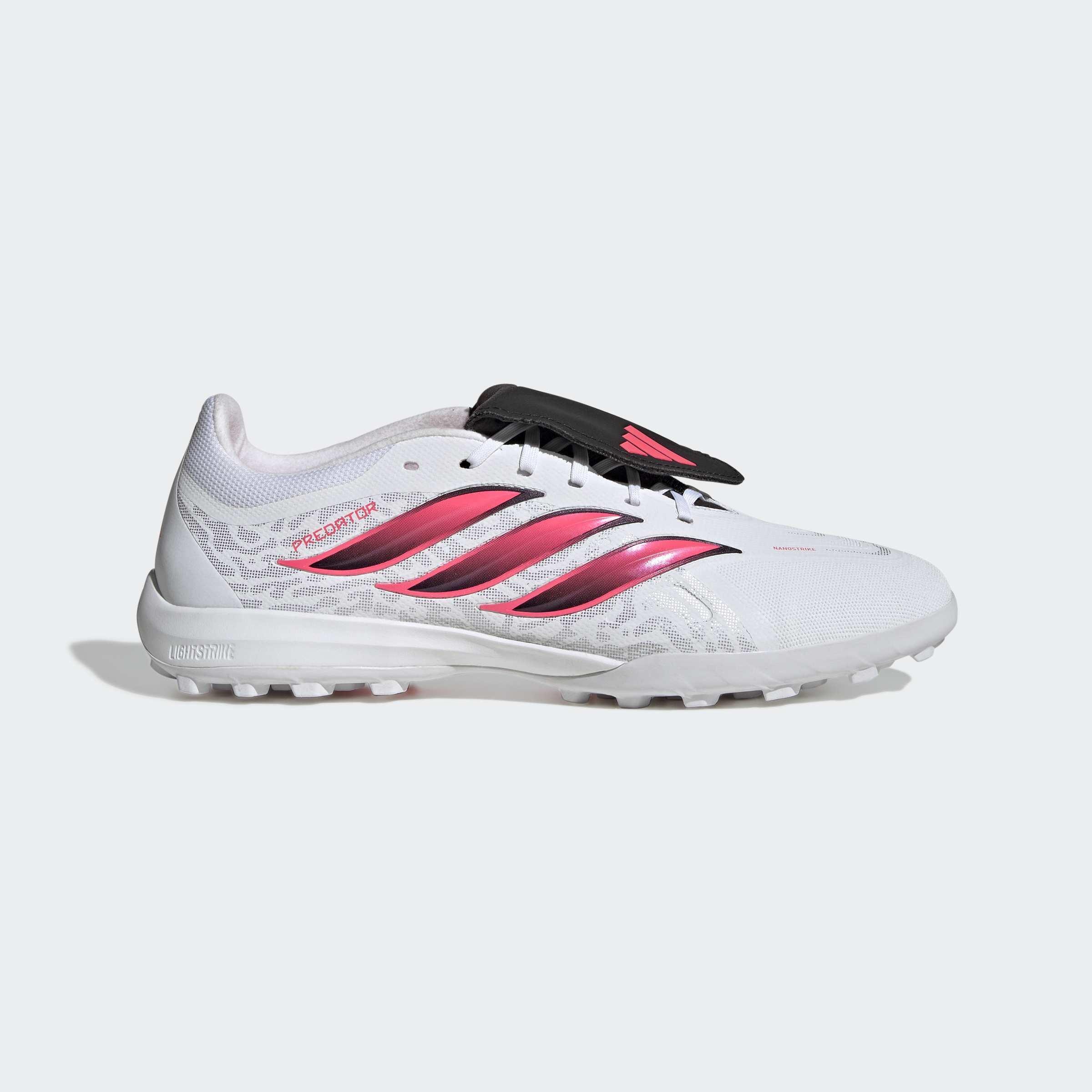 Unisex Predator League Fold-Over Tongue Turf Football Boots, White
