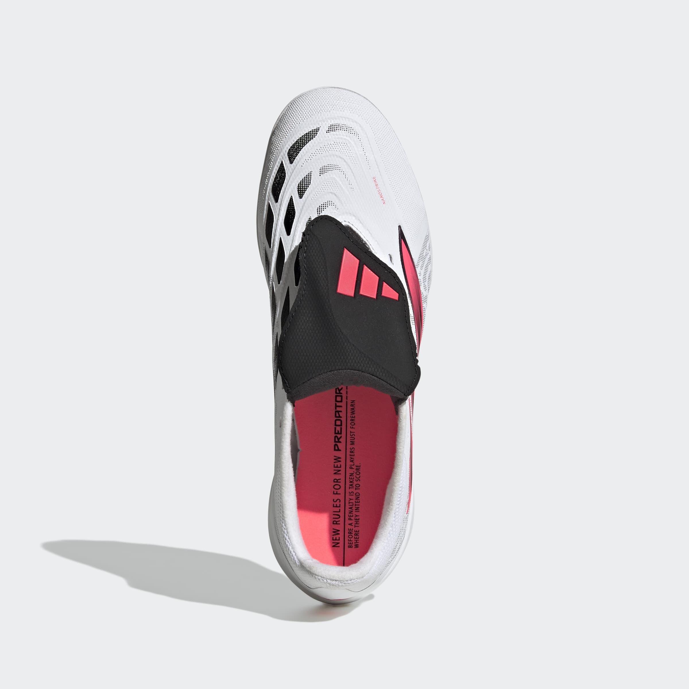Unisex Predator League Fold-Over Tongue Turf Football Boots, White