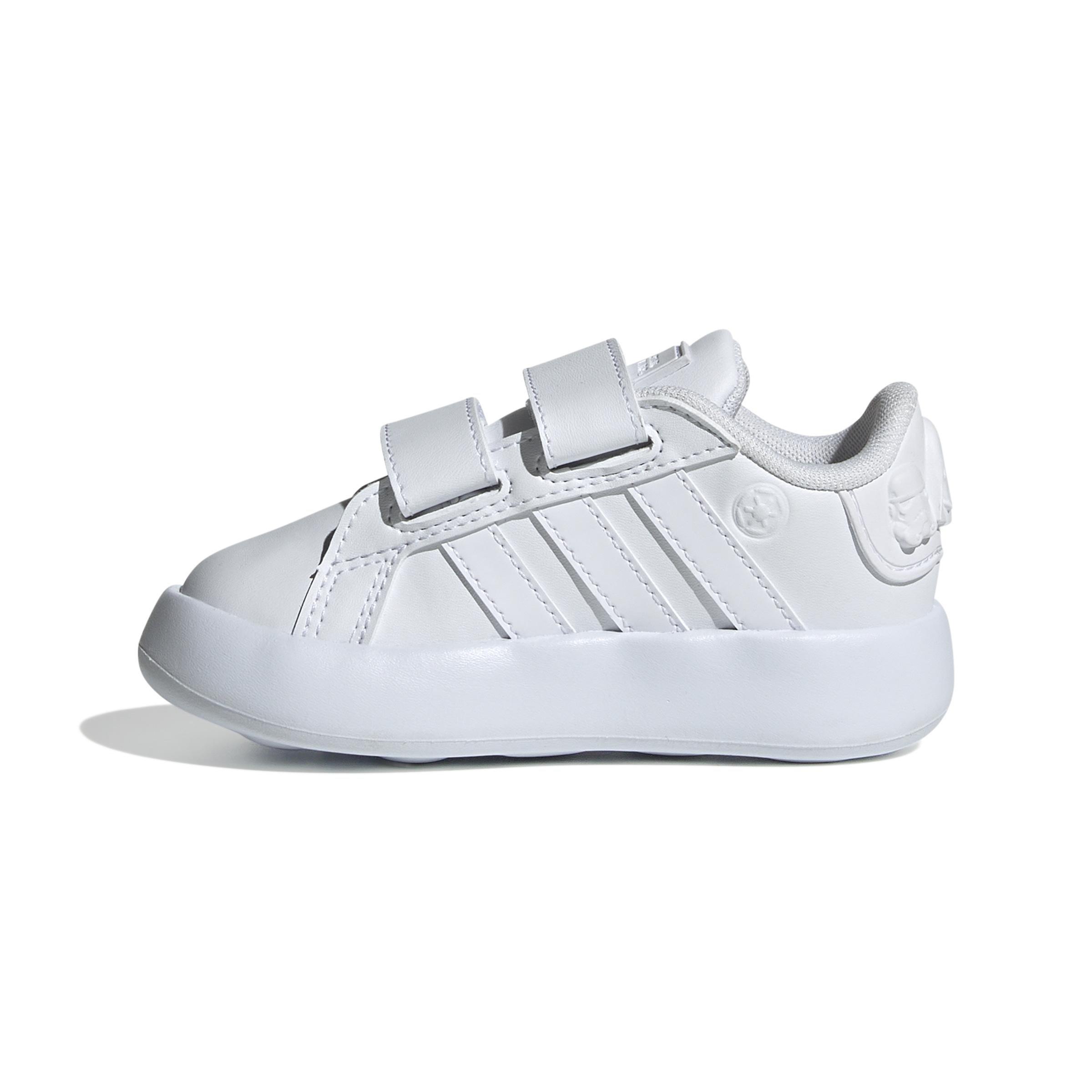 Unisex Kids Star Wars Grand Court 2.0 Shoes, White, A701_ONE, large image number 10