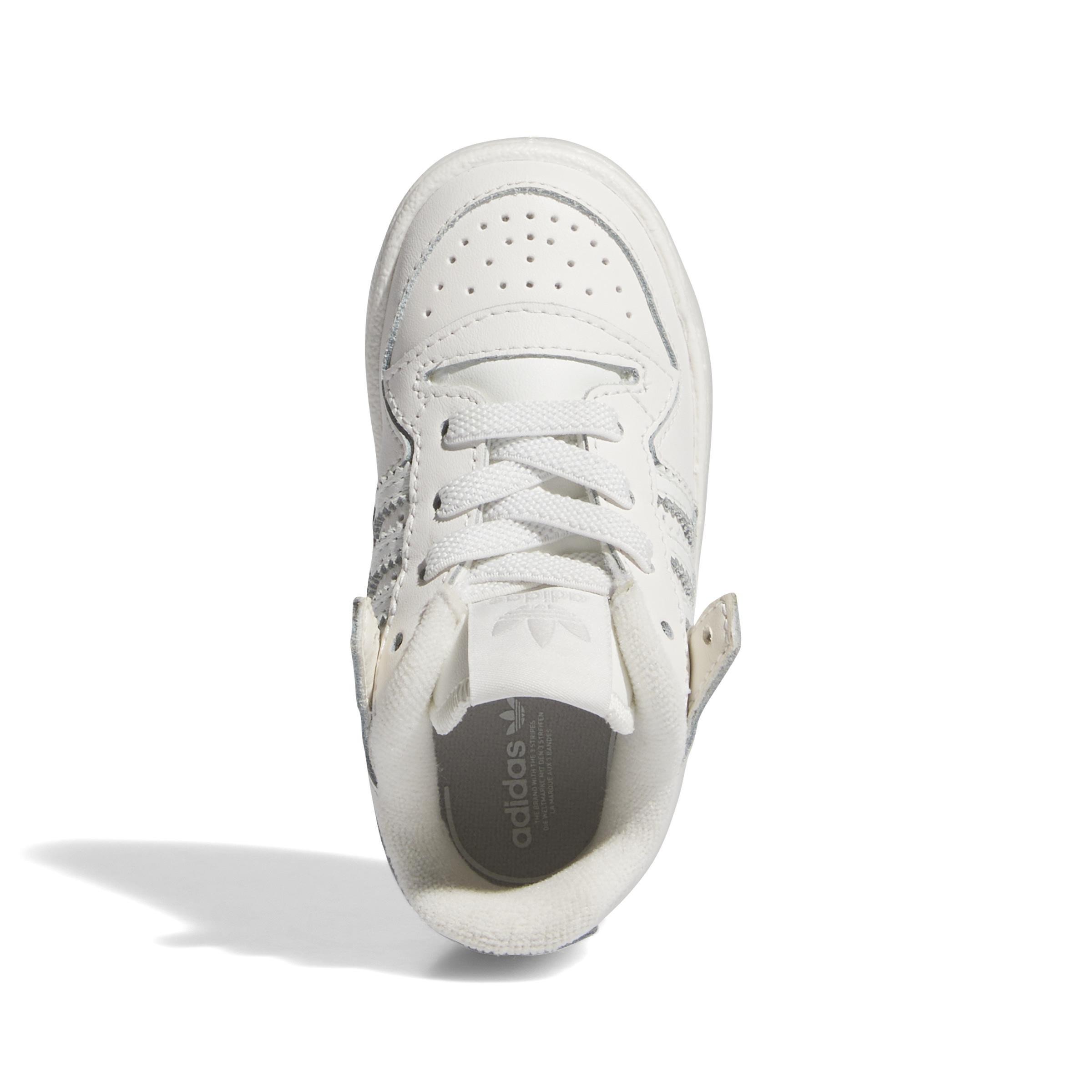 Unisex Kids Forum Low Cl Shoes, White, , large image number 1