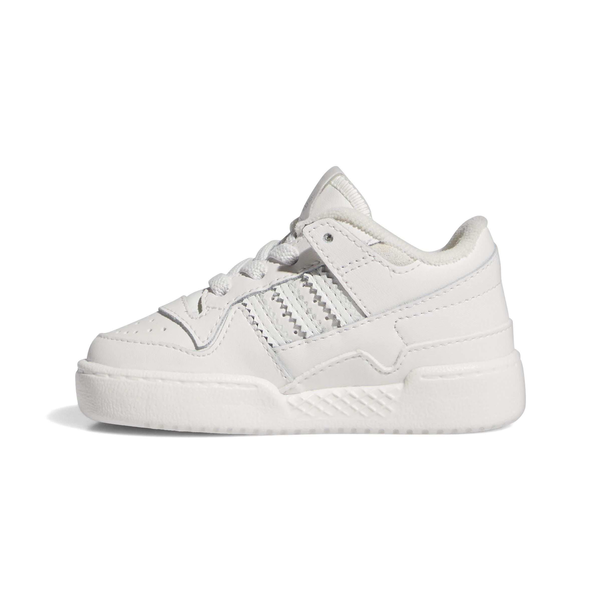 Unisex Kids Forum Low Cl Shoes, White, , large image number 7