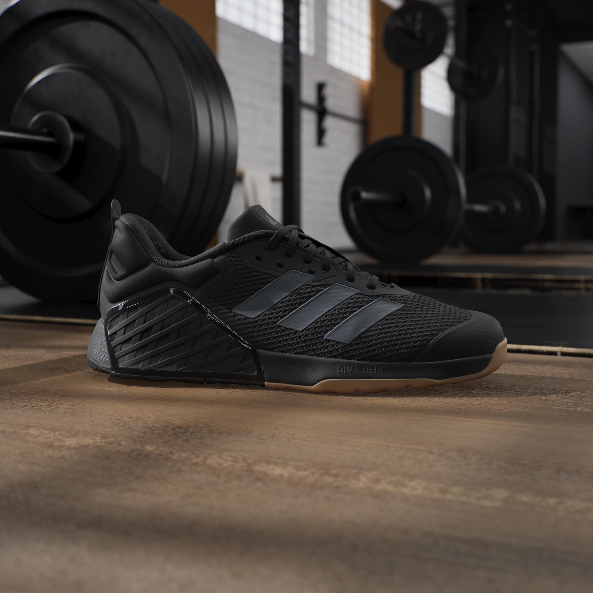 Unisex Dropset 3 strength training shoes, Black, A701_ONE, large image number 9