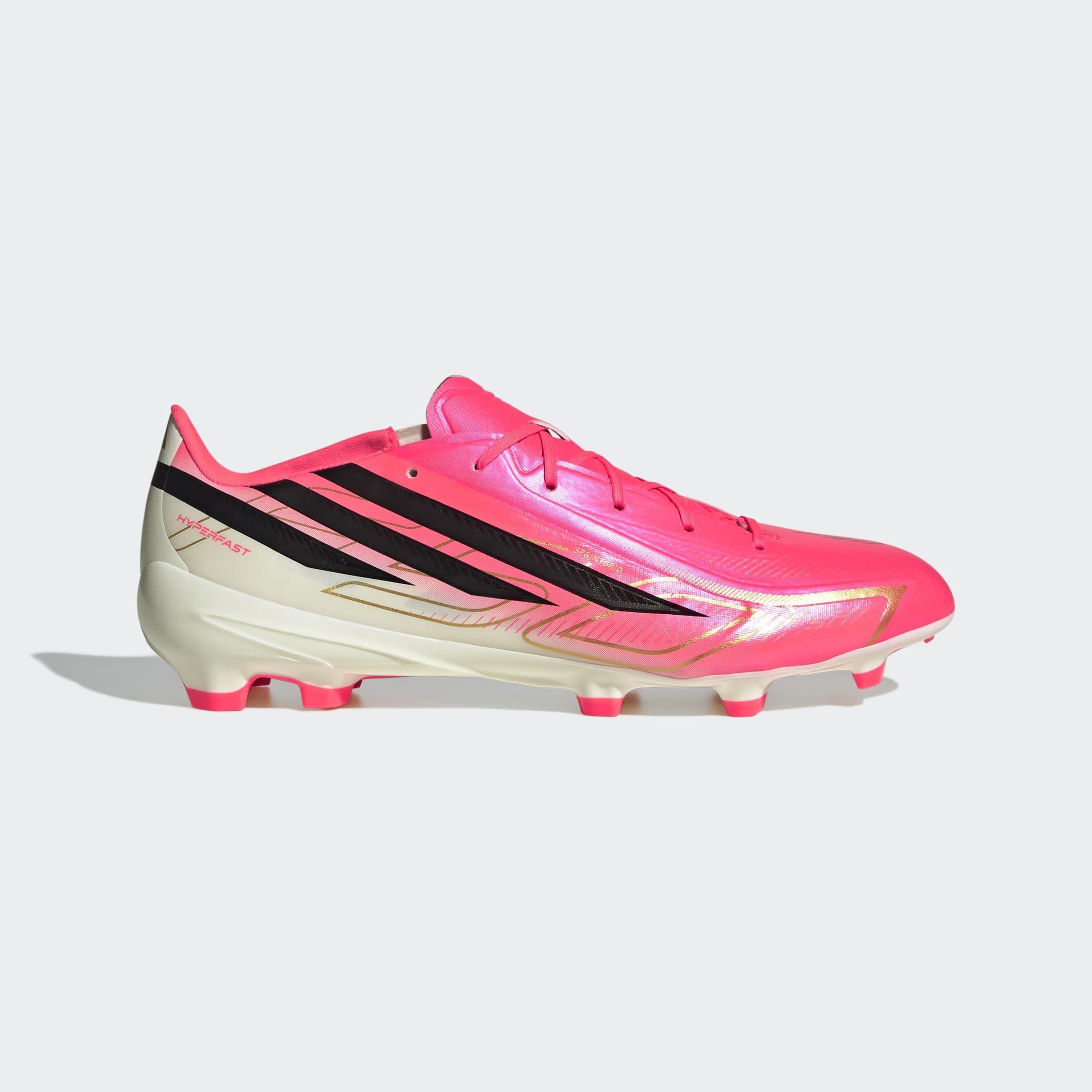 Unisex F50 Hyperfast League Firm Ground Football Boots, Pink