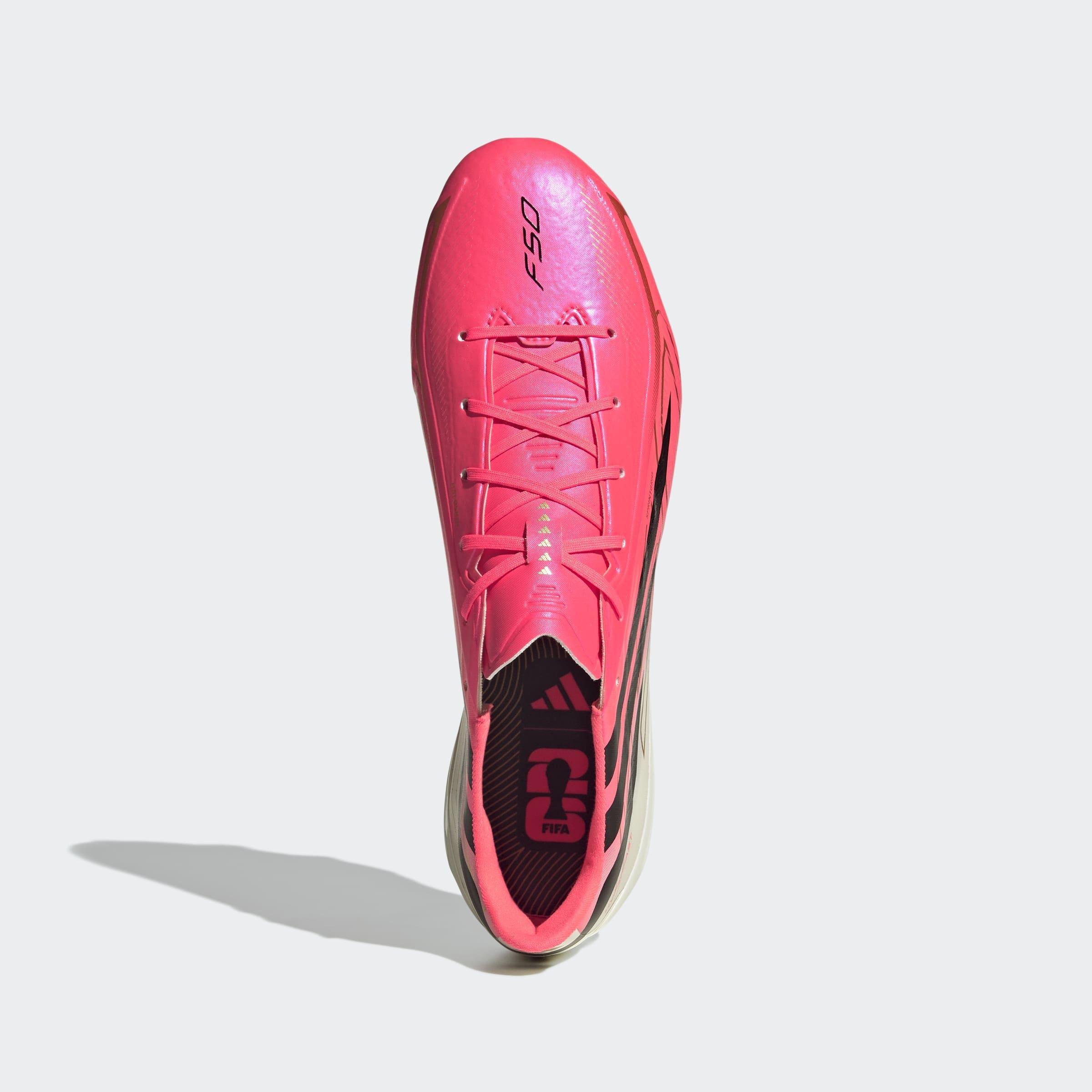 Unisex F50 Hyperfast League Firm Ground Football Boots, Pink