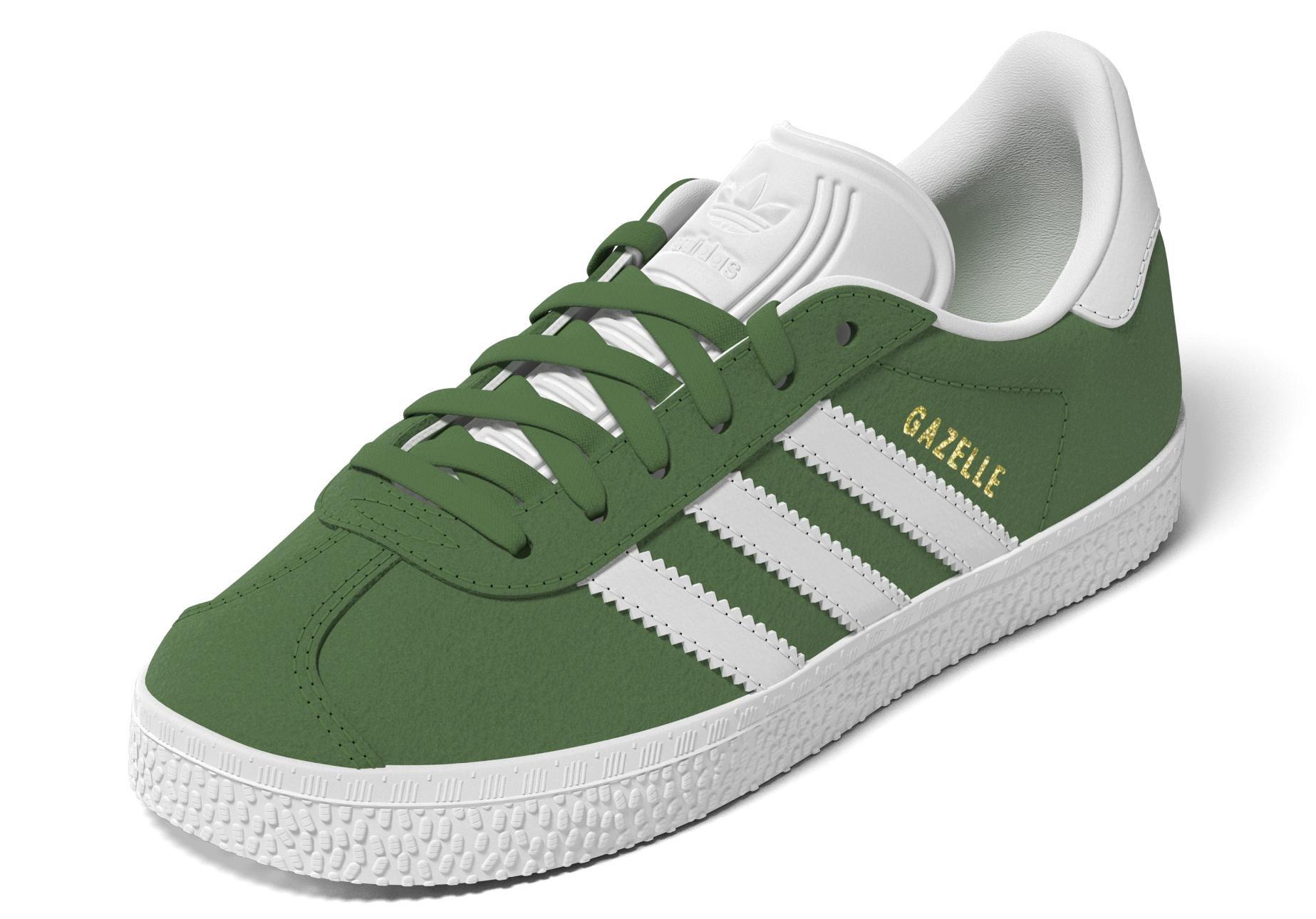 Unisex Kids Gazelle Shoes, Green, , large image number 6