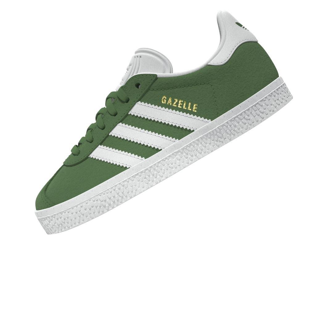 Unisex Kids Gazelle Shoes, Green, , large image number 7