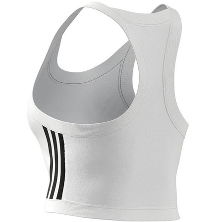 Women Adicolor Classics 3-Stripes Short Tank Top, White, A701_ONE, large image number 10