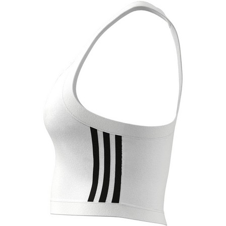 Women Adicolor Classics 3-Stripes Short Tank Top, White, A701_ONE, large image number 14