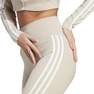 Women Adicolor Classics High-Waisted Short Leggings, Beige, A701_ONE, thumbnail image number 4