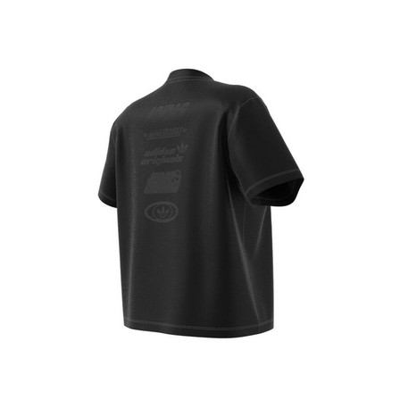 Women Multiple Logo T-Shirt, Black, A701_ONE, large image number 11