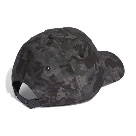 Unisex Camo Baseball Cap, Black, A701_ONE, large image number 1
