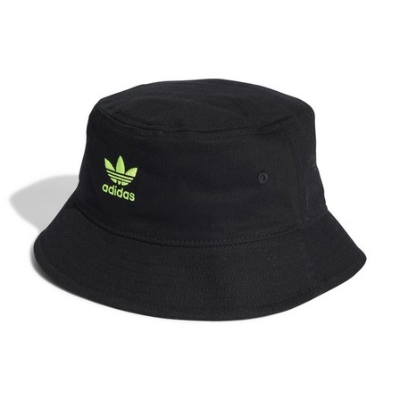 Unisex Kids Graphic Bucket Hat, Black, A701_ONE, large image number 1