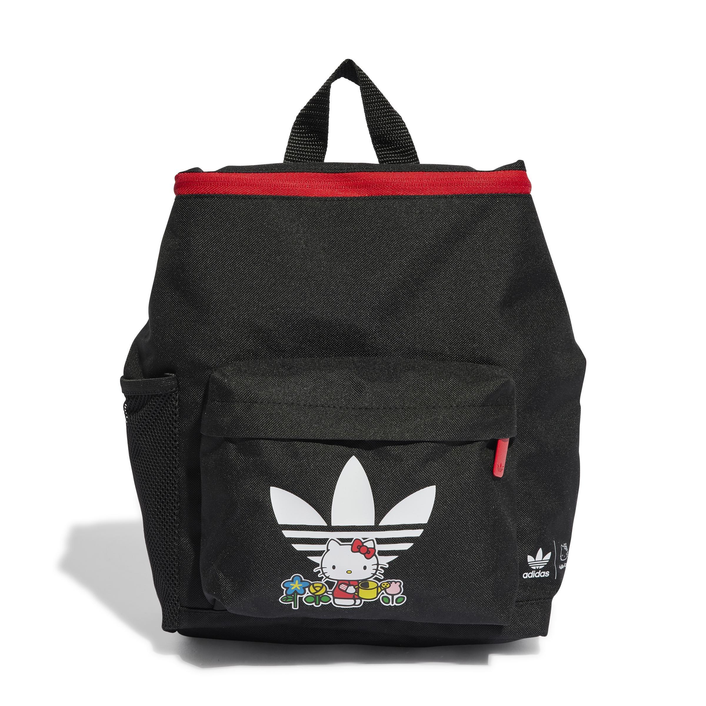 Kids Unisex Adidas X Hello Kitty Backpack, Black, A701_ONE, large image number 0