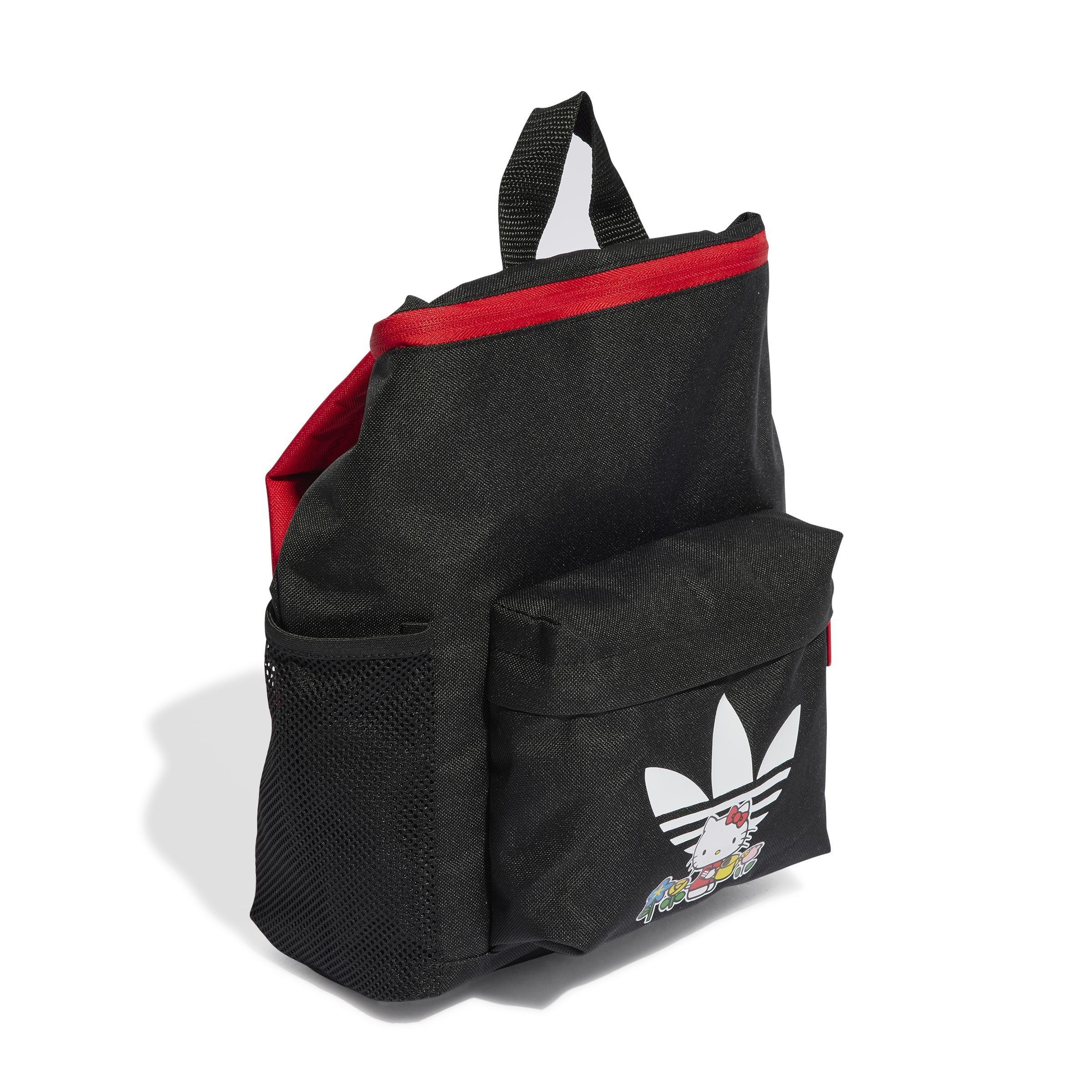 Kids Unisex Adidas X Hello Kitty Backpack, Black, A701_ONE, large image number 1