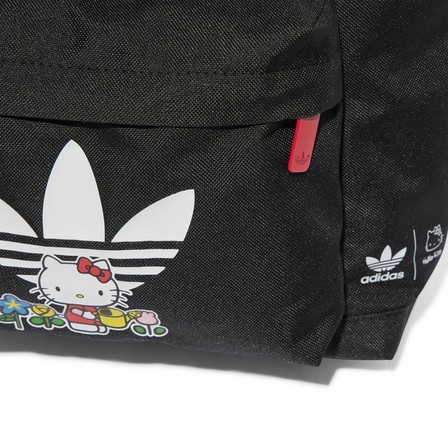 Kids Unisex Adidas X Hello Kitty Backpack, Black, A701_ONE, large image number 4