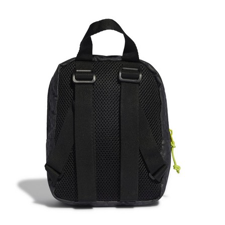 Women Trefoil Monogram Jacquard Mini Backpack, Black, A701_ONE, large image number 3