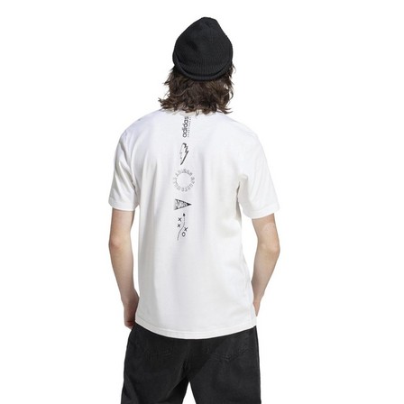 Men Sportswear Brand Love T-Shirt, White, A701_ONE, large image number 3